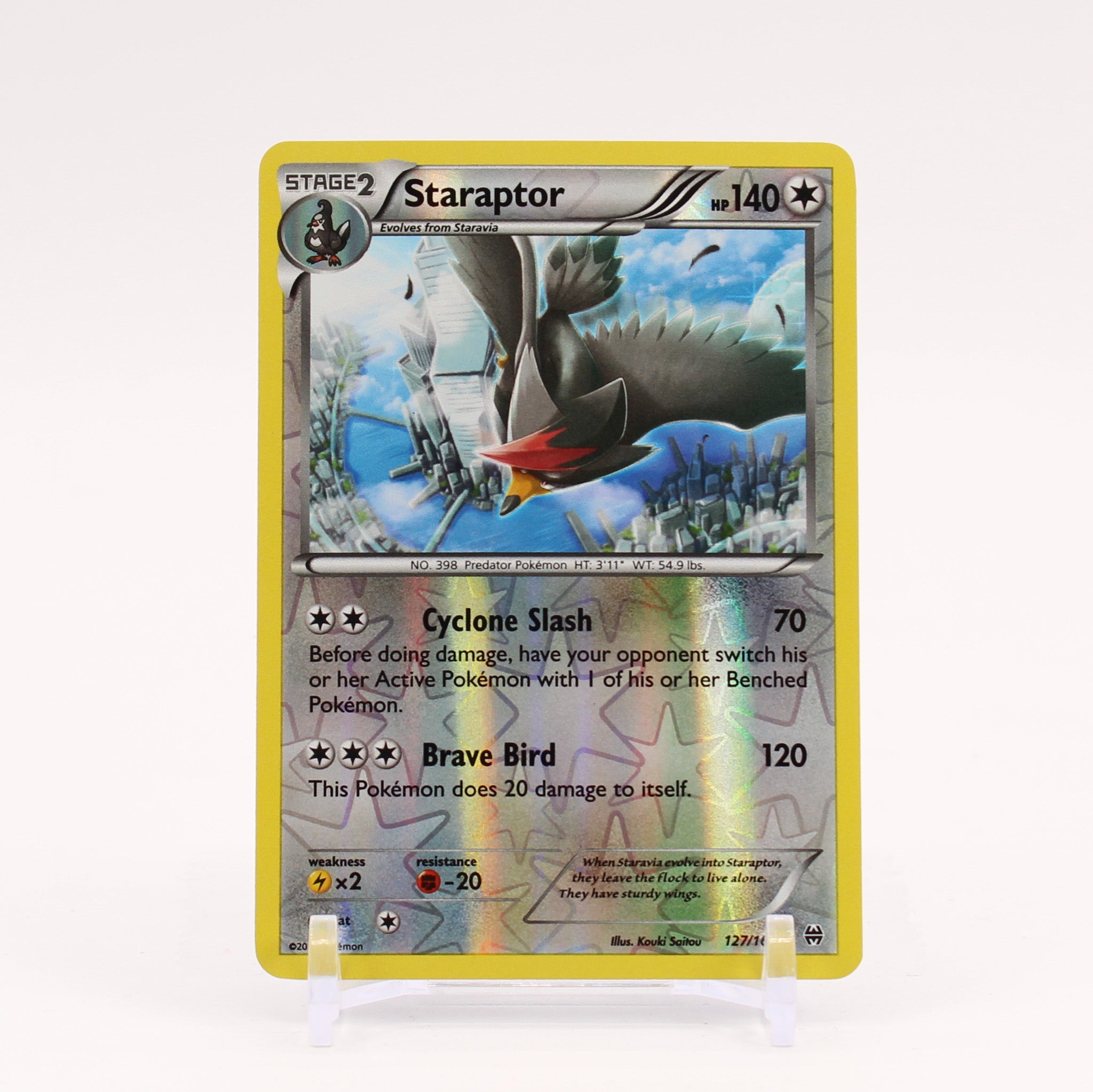 Staraptor - 127/162 BREAKThrough Reverse Holo Rare Pokemon - NM