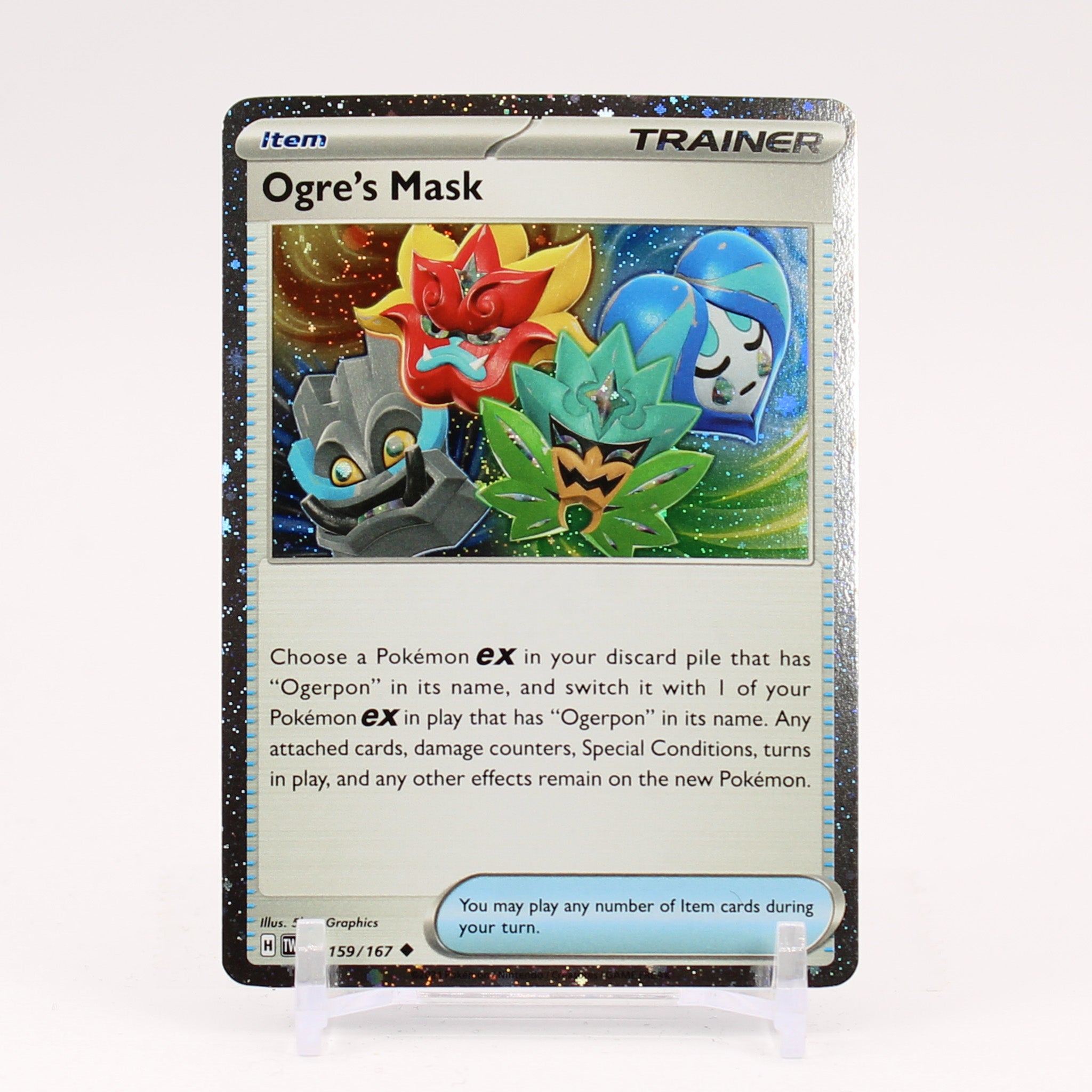 Ogre's Mask - Collection Box Promo Holo Pokemon - NM/MINT