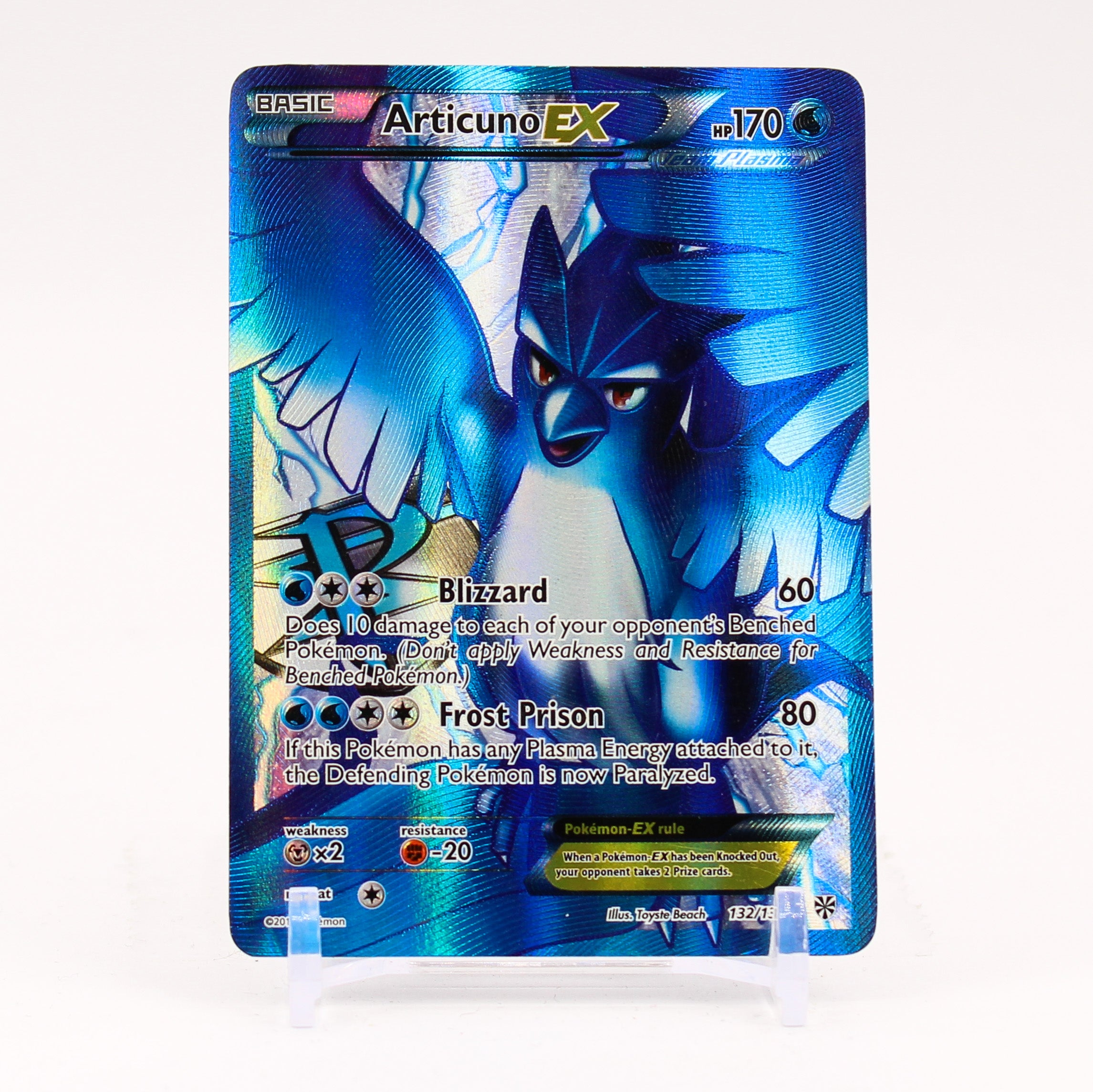 Articuno EX - 132/135 Plasma Storm Full Art Pokemon - MP/HP