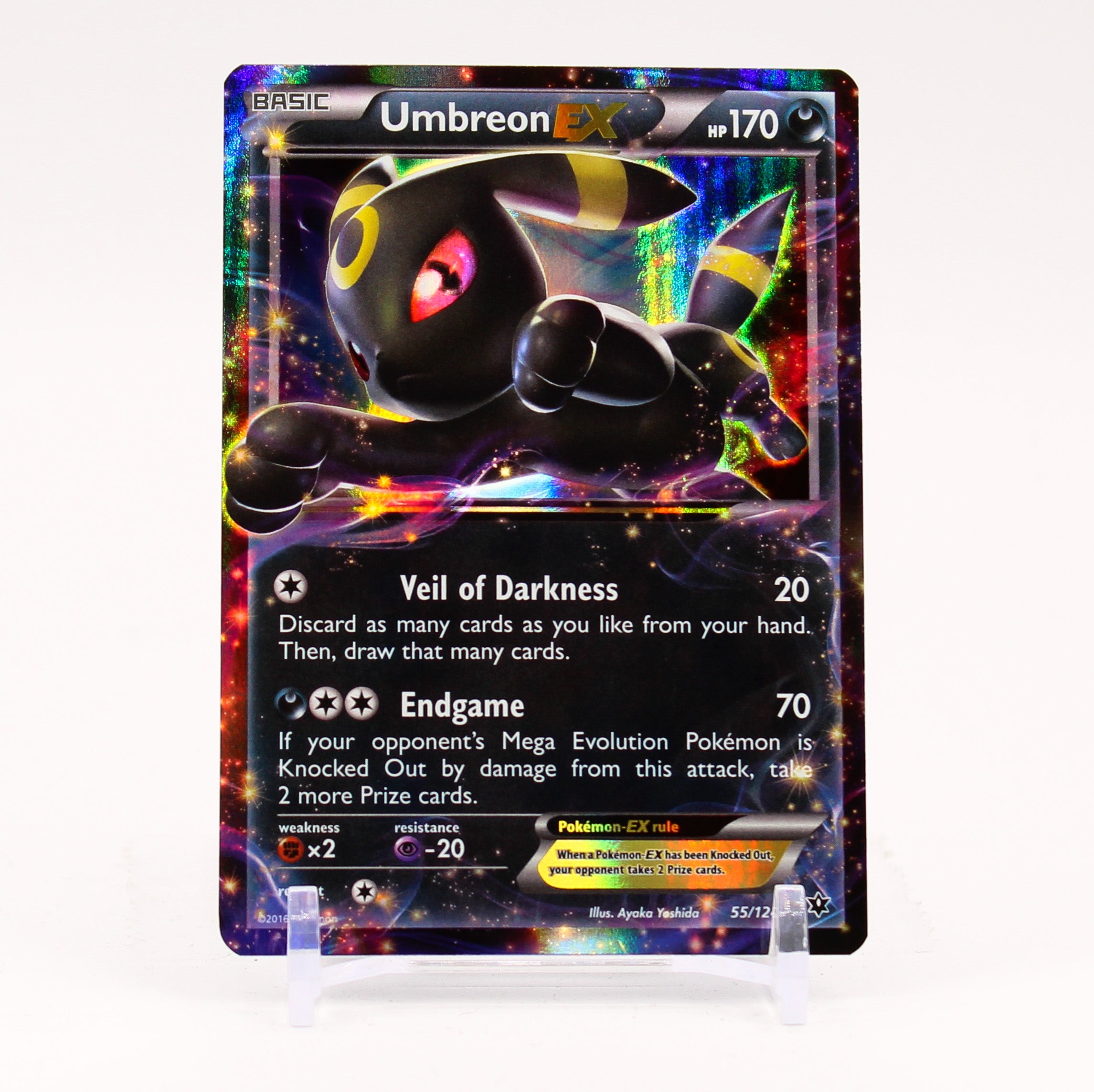 Umbreon EX - 55/124 Fates Collide Ultra Rare Pokemon - NM/LP
