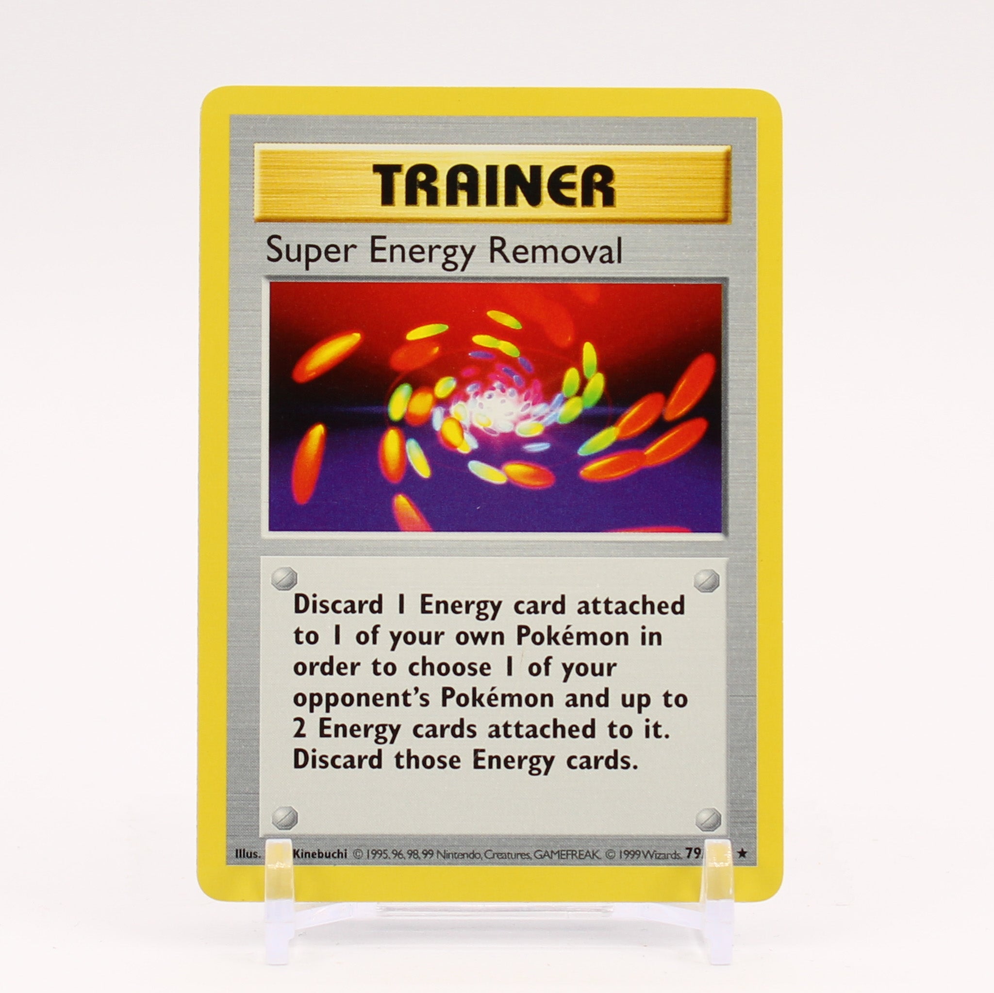 Super Energy Removal - 79/102 Base Set Shadowless Rare Trainer - NM