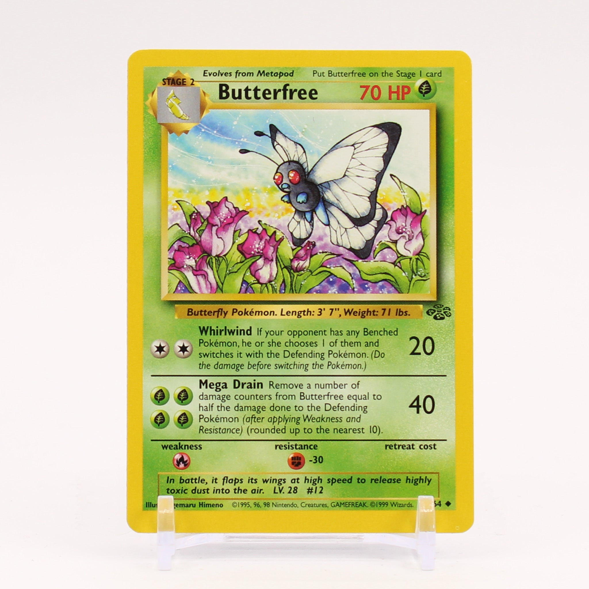 Butterfree - 33/64 Jungle Unlimited Pokemon - NM