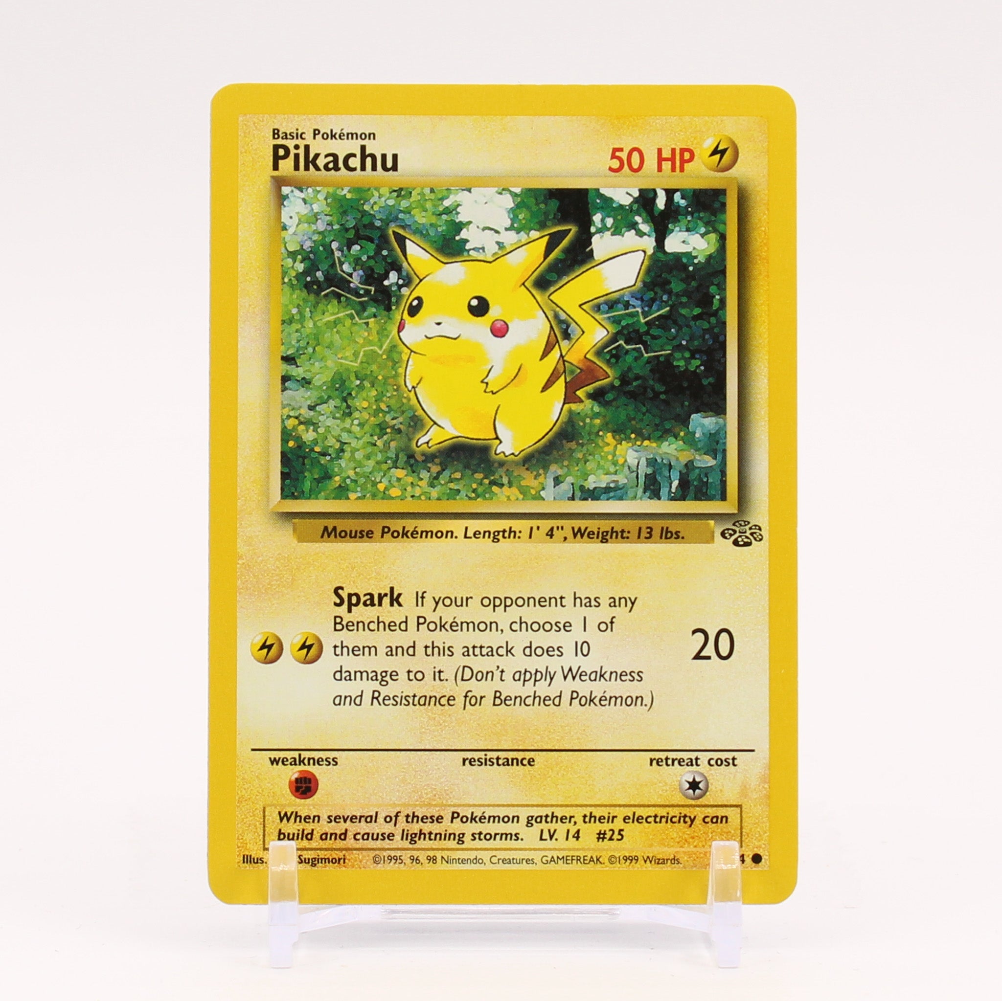 Pikachu - 60/64 Jungle Unlimited Pokemon - NM