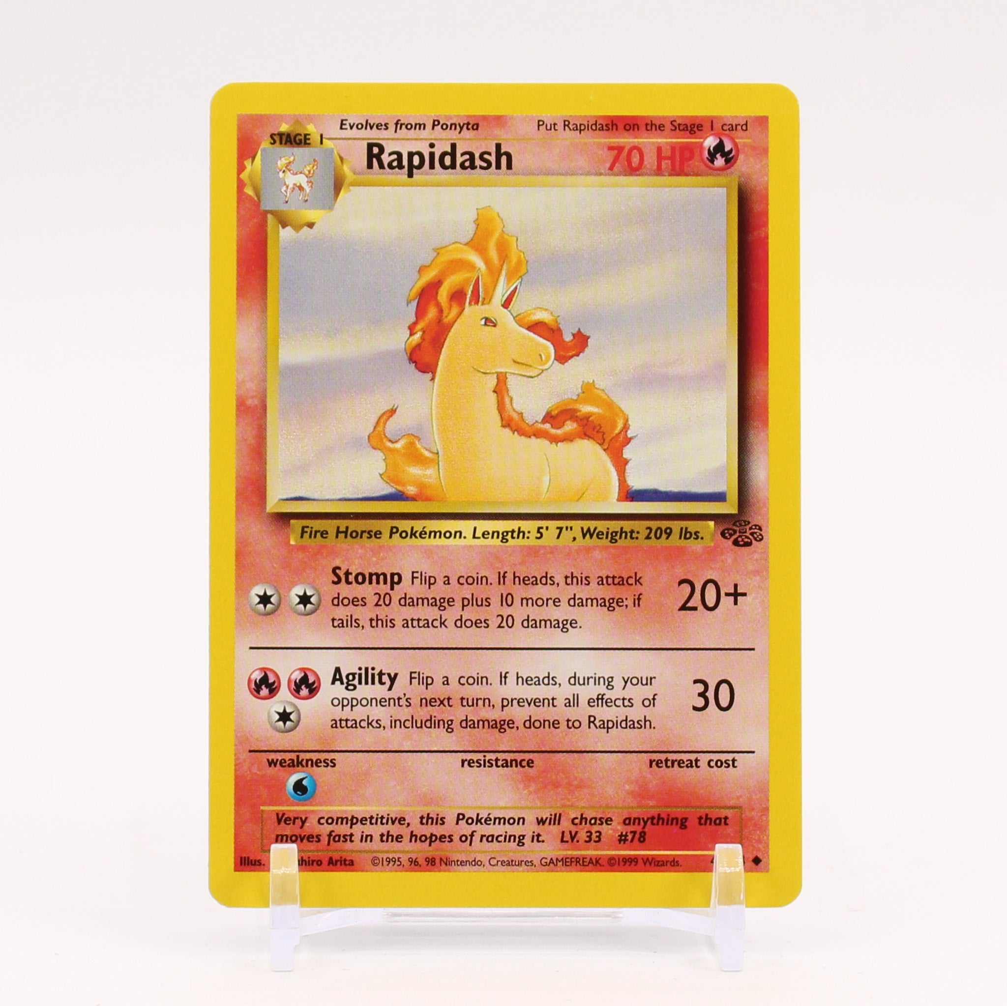 Rapidash - 44/64 Jungle Unlimited Pokemon - NM