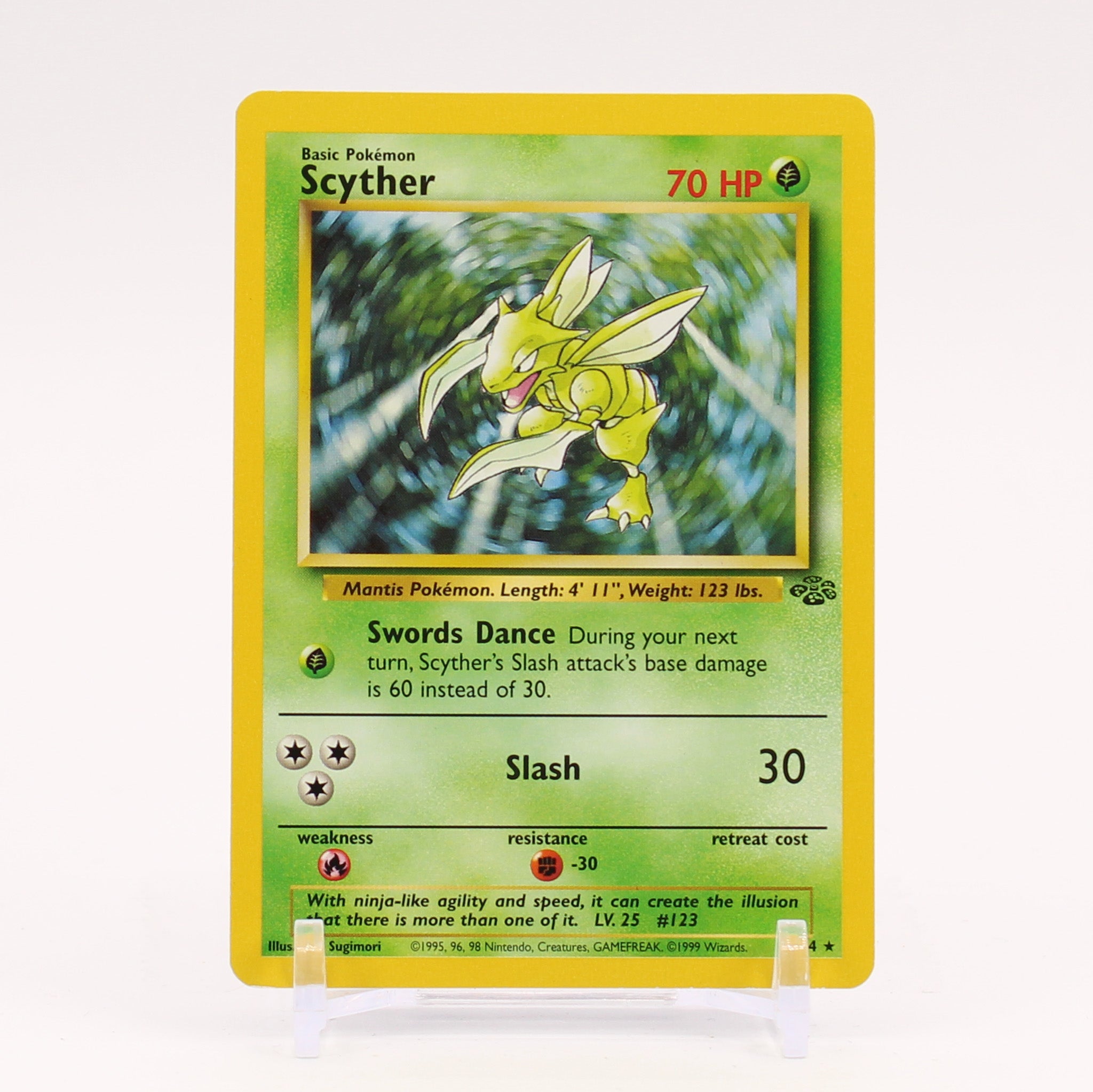 Scyther - 26/64 Jungle Unlimited Rare Pokemon - NM