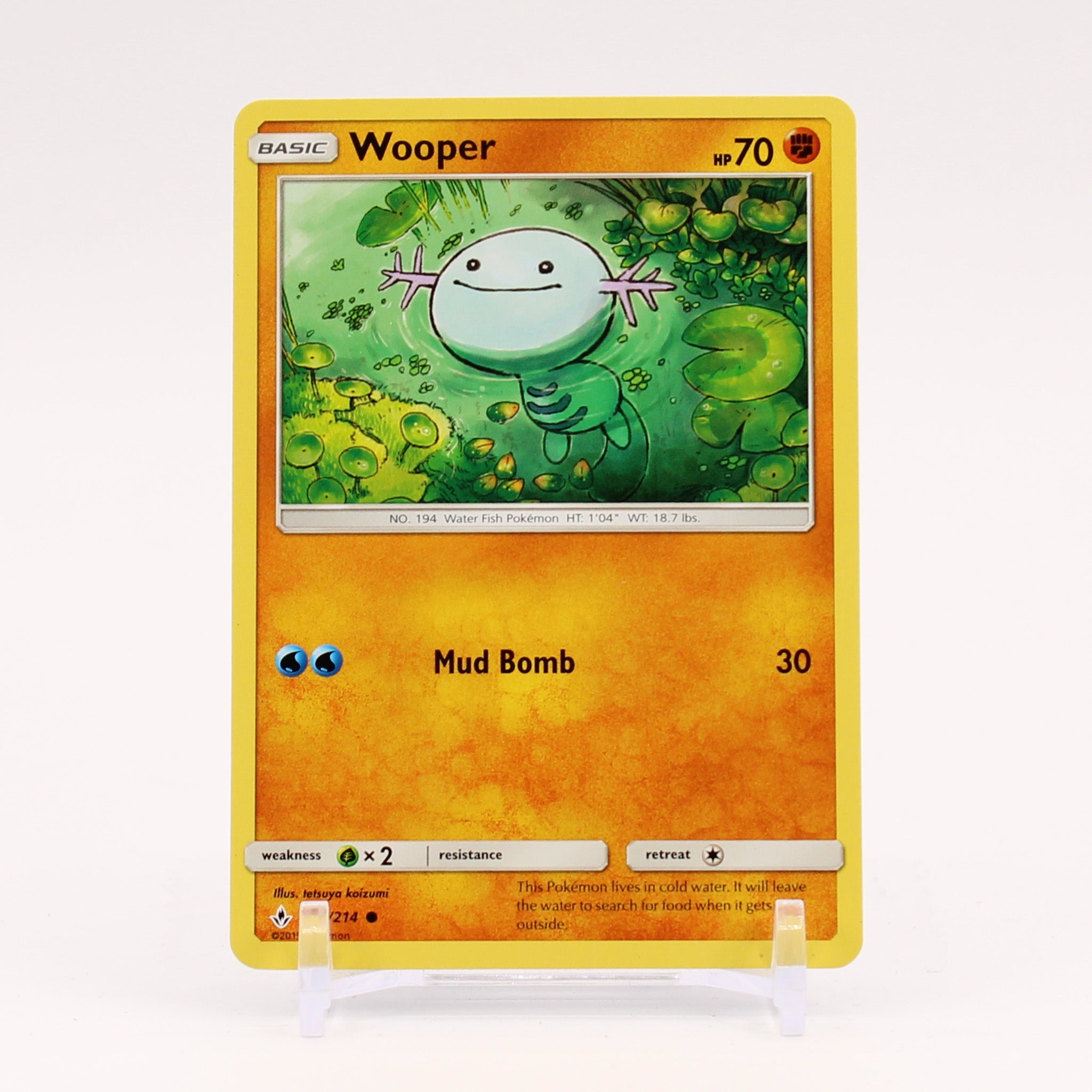 Wooper - 96/214 Unbroken Bonds Pokemon - NM/MINT