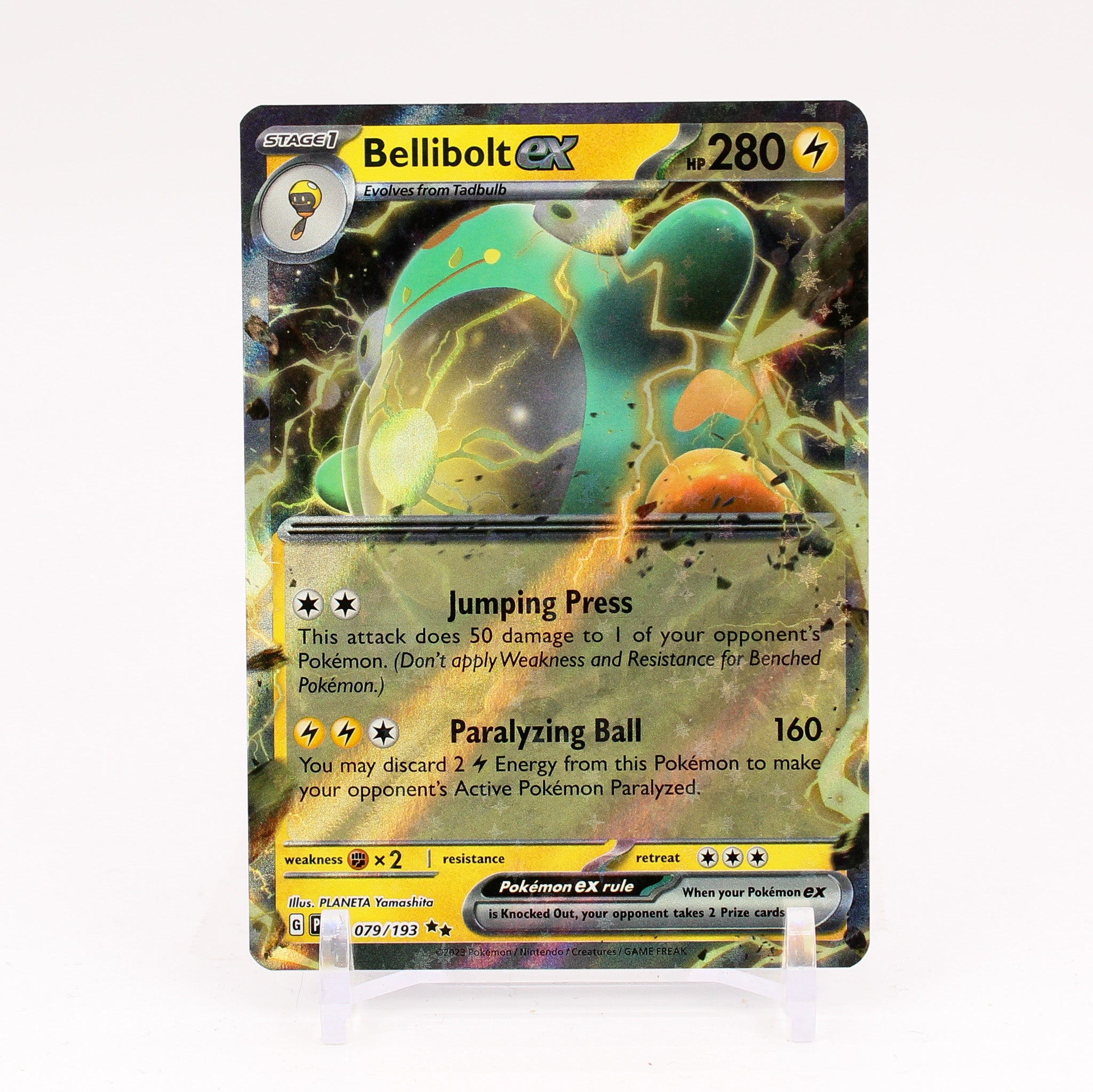 Bellibolt ex - 079/193 Paldea Evolved Doble Rare Pokemon - NM/MINT