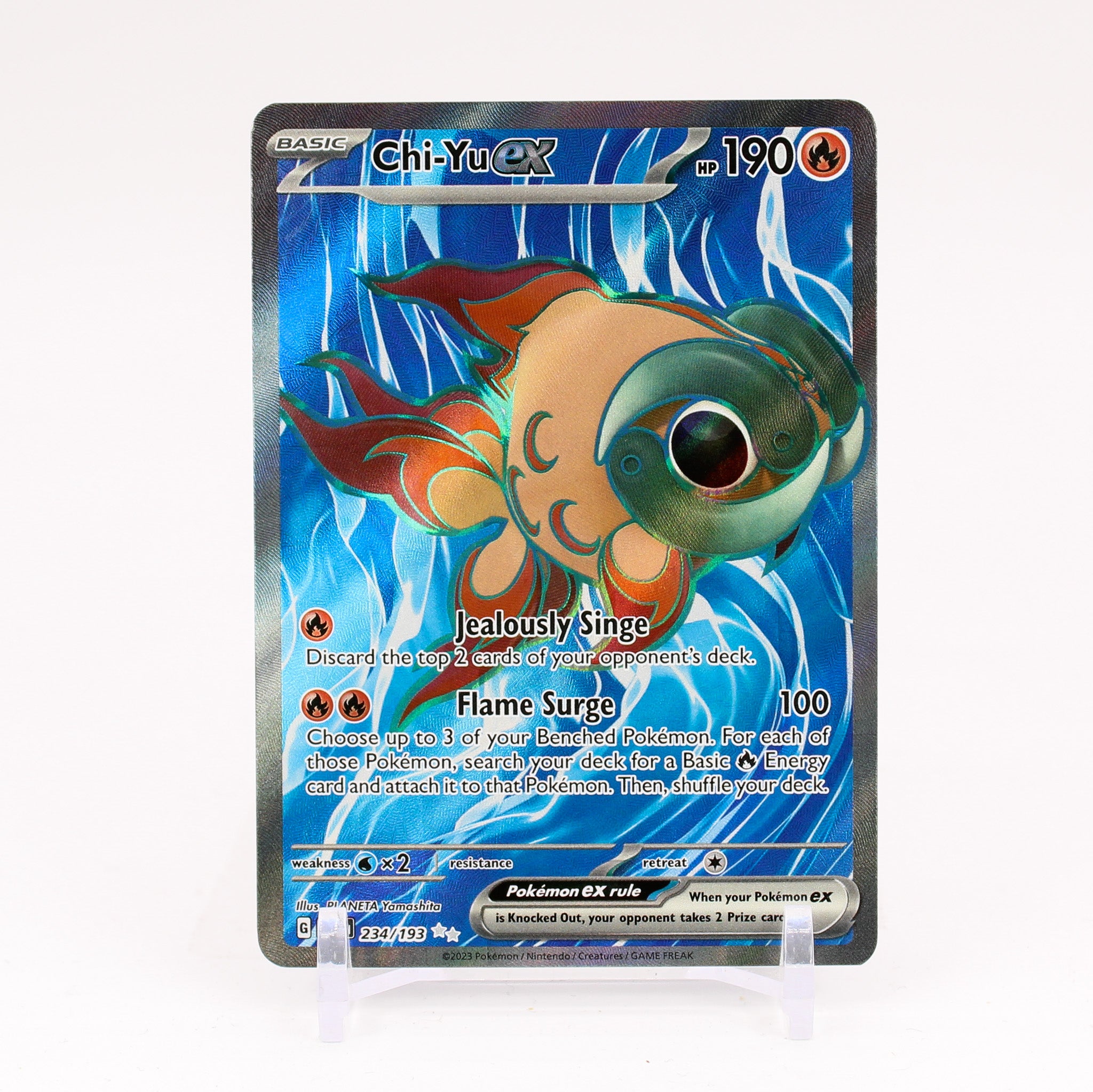 Chi-Yu ex - 234/193 Paldea Evolved FULL ART Pokemon - NM/MINT