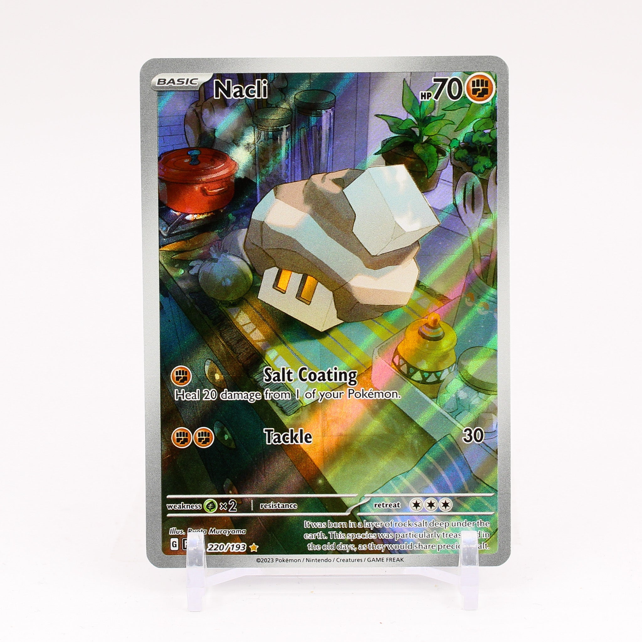 Nacli - 220/193 Paldea Evolved ILLUSTRATION RARE Pokemon - NM/MINT