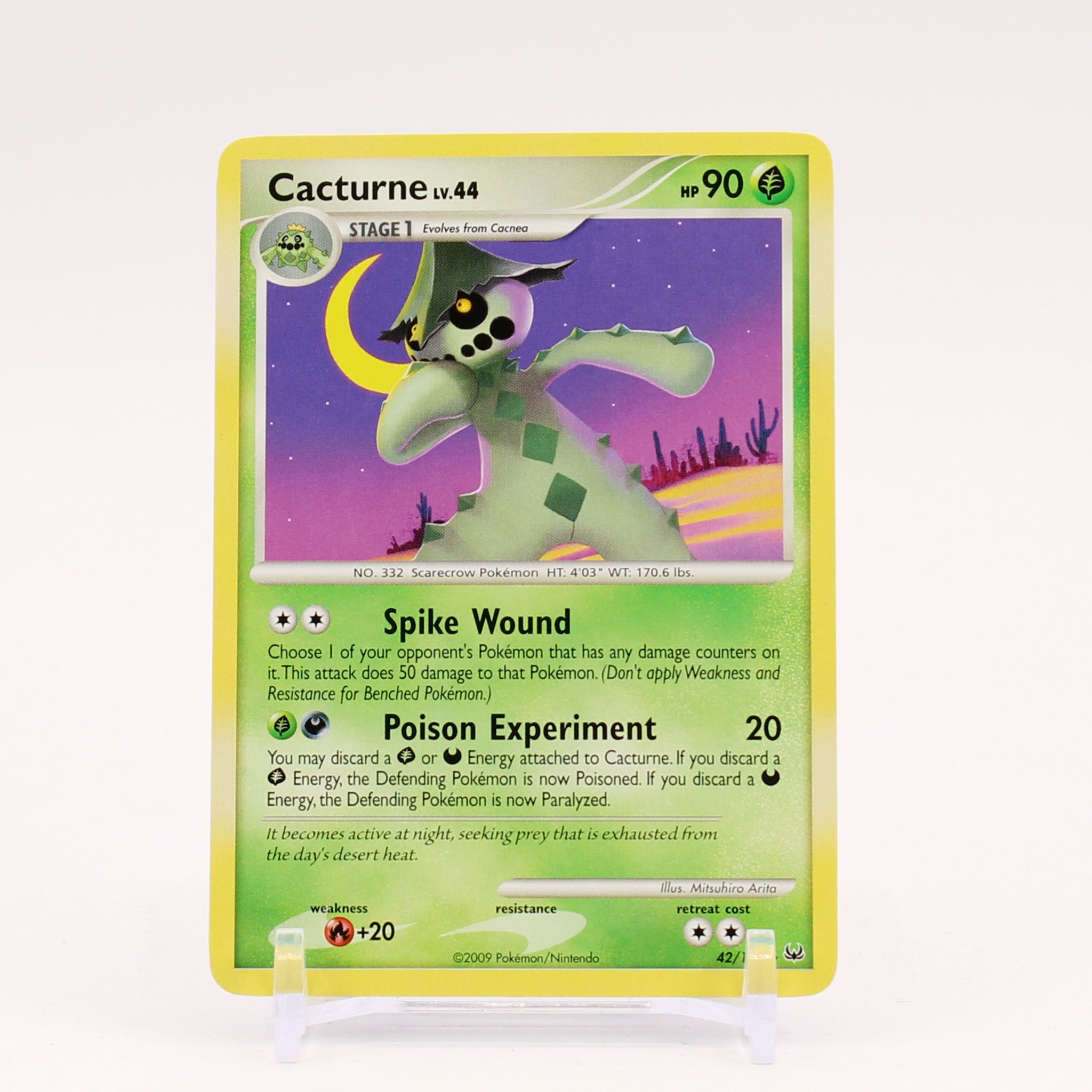 Cacturne - 42/127 Platinum Pokemon - NM