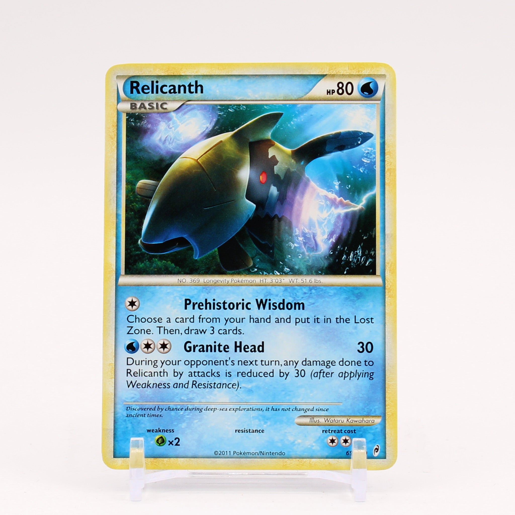 Relicanth - 69/95 Call of Legends Pokemon - NM