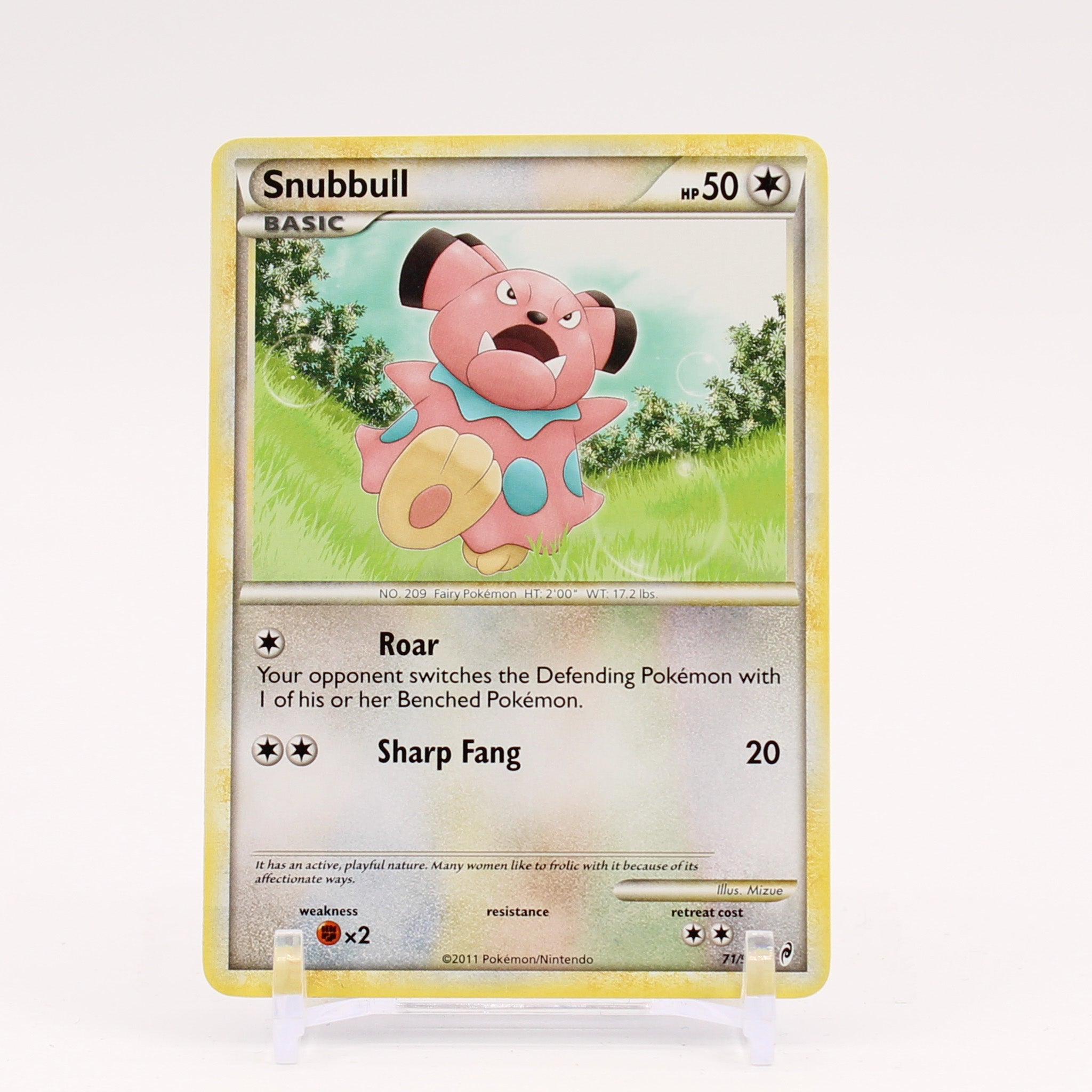 Snubbull - 71/95 Call of Legends Pokemon - NM