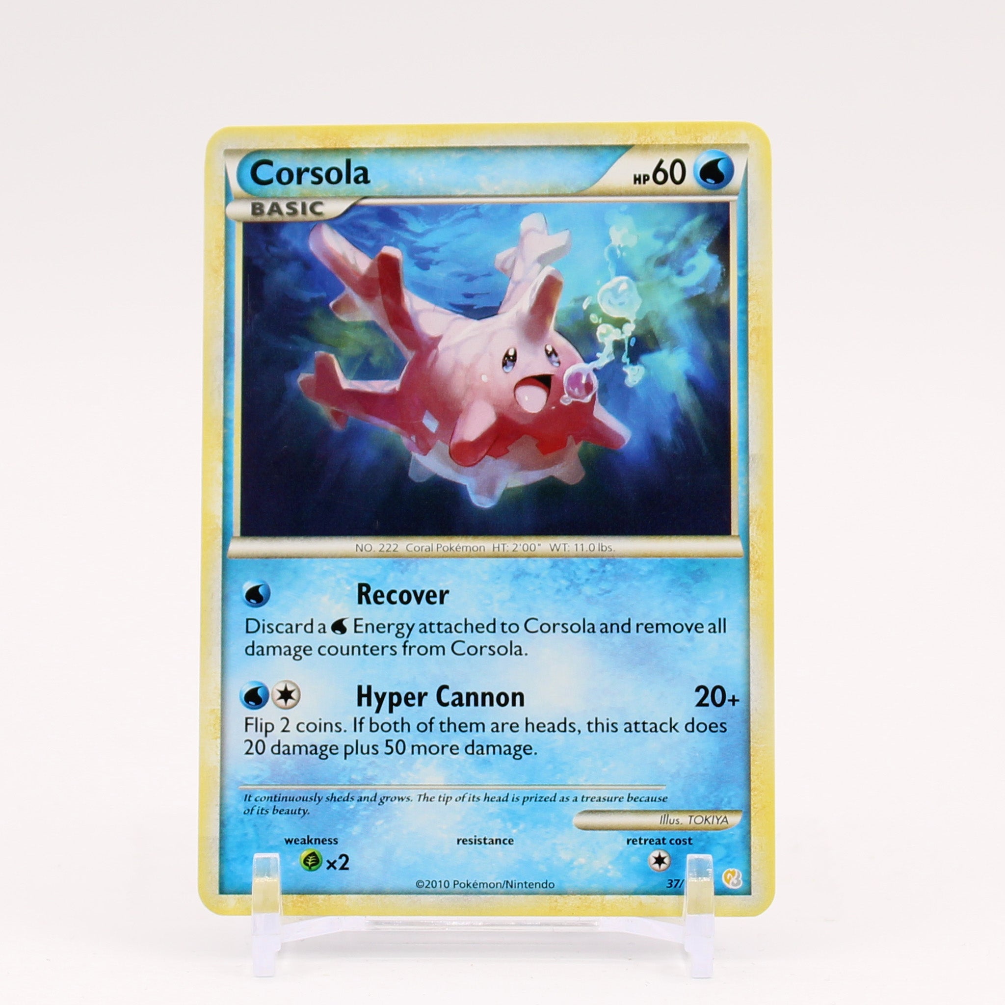 Corsola - 37/123 HeartGold SoulSilver Pokemon - NM