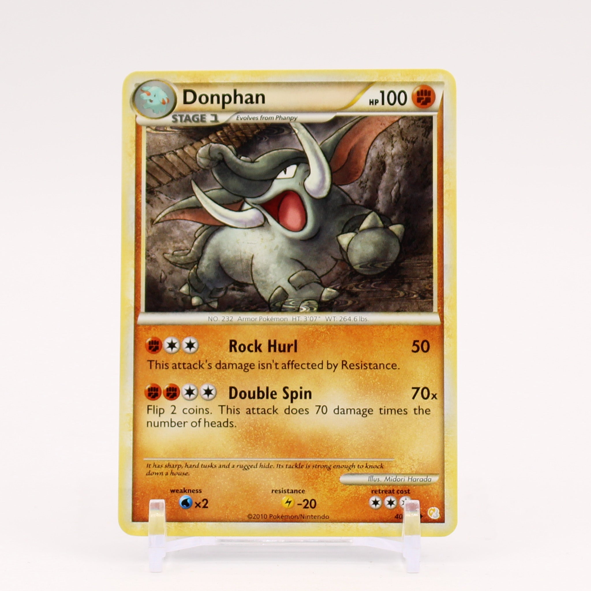 Donphan - 40/123 HeartGold SoulSilver Pokemon - NM