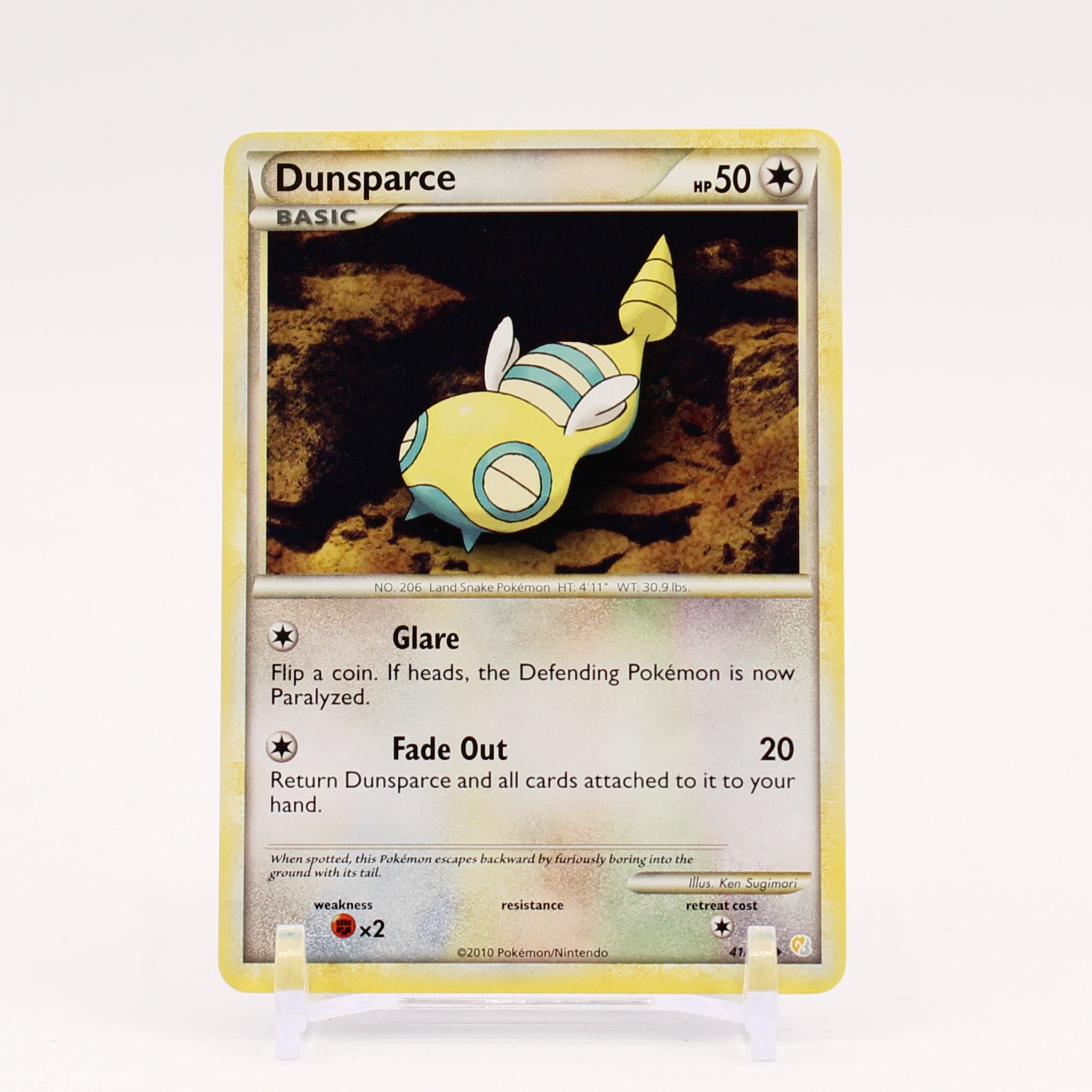 Dunsparce - 41/123 HeartGold SoulSilver Pokemon - NM