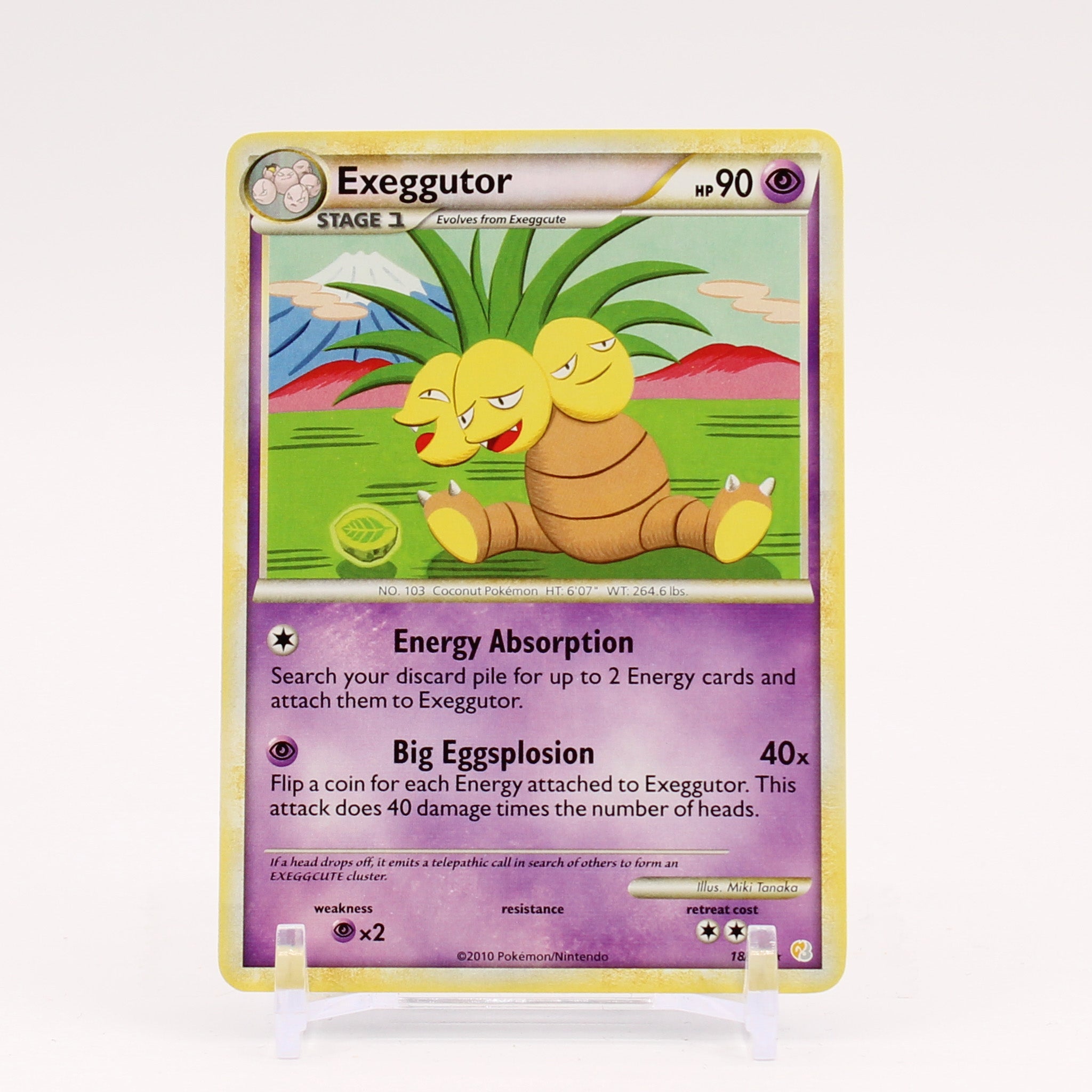 Exeggutor - 18/123 HeartGold SoulSilver Rare Pokemon - NM