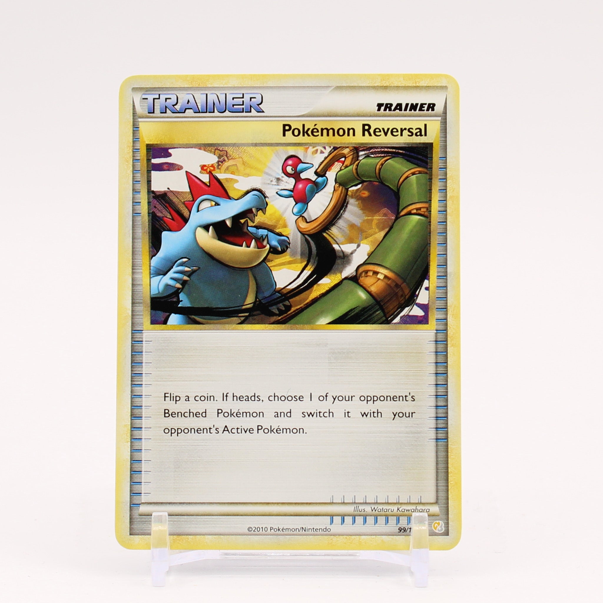 Pokemon Reversal - 99/123 HeartGold SoulSilverTrainer - NM