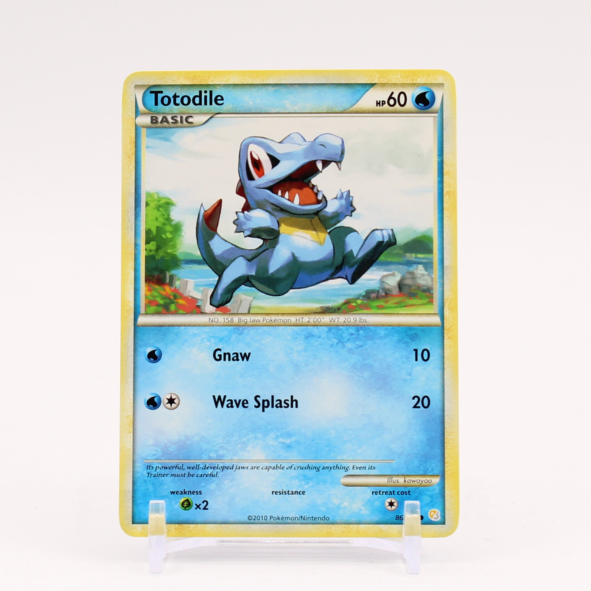 Totodile - 86/123 HeartGold SoulSilver Pokemon - NM