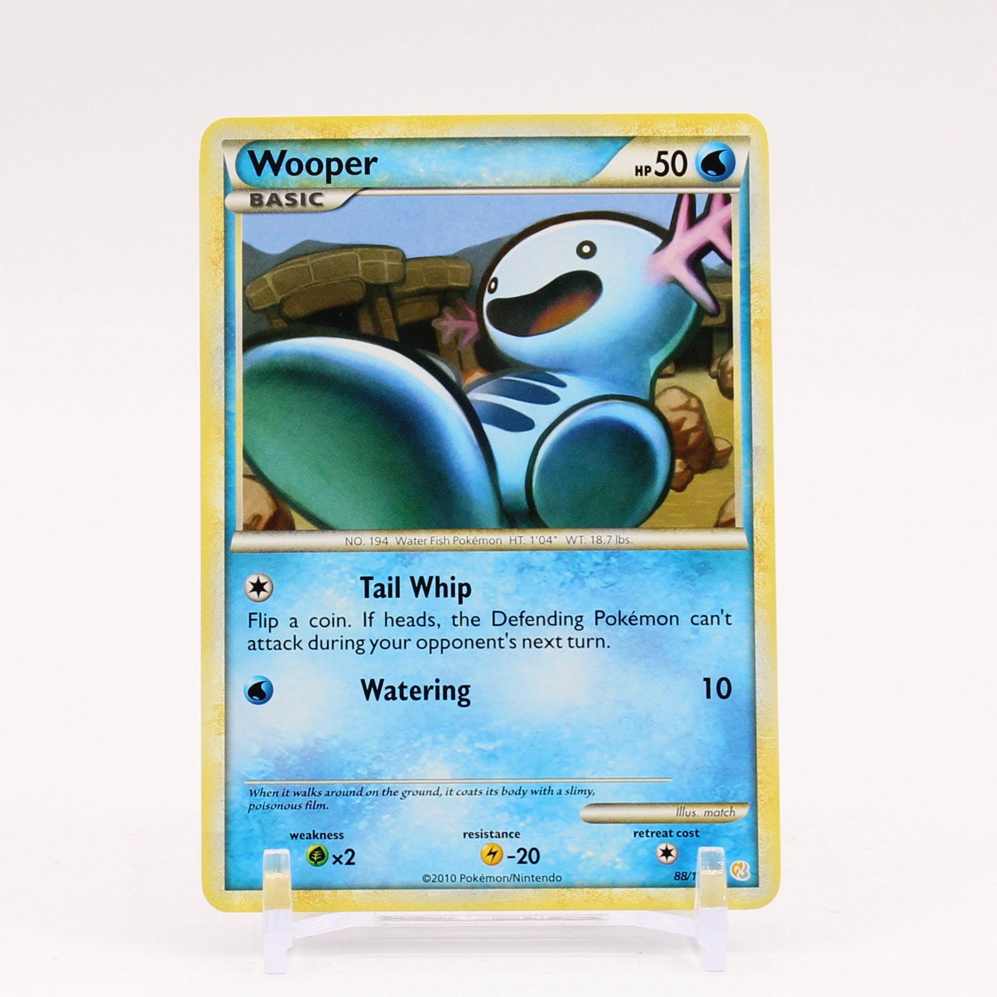 Wooper - 88/123 HeartGold SoulSilver Pokemon - NM