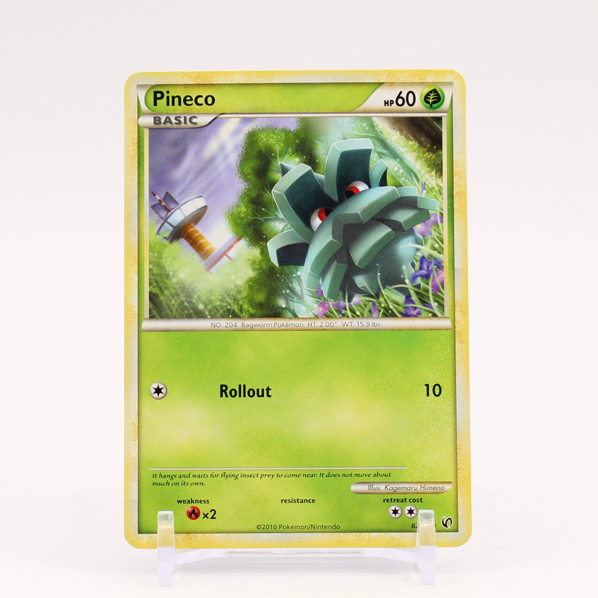 Pineco - 62/90 Undaunted Pokemon - NM