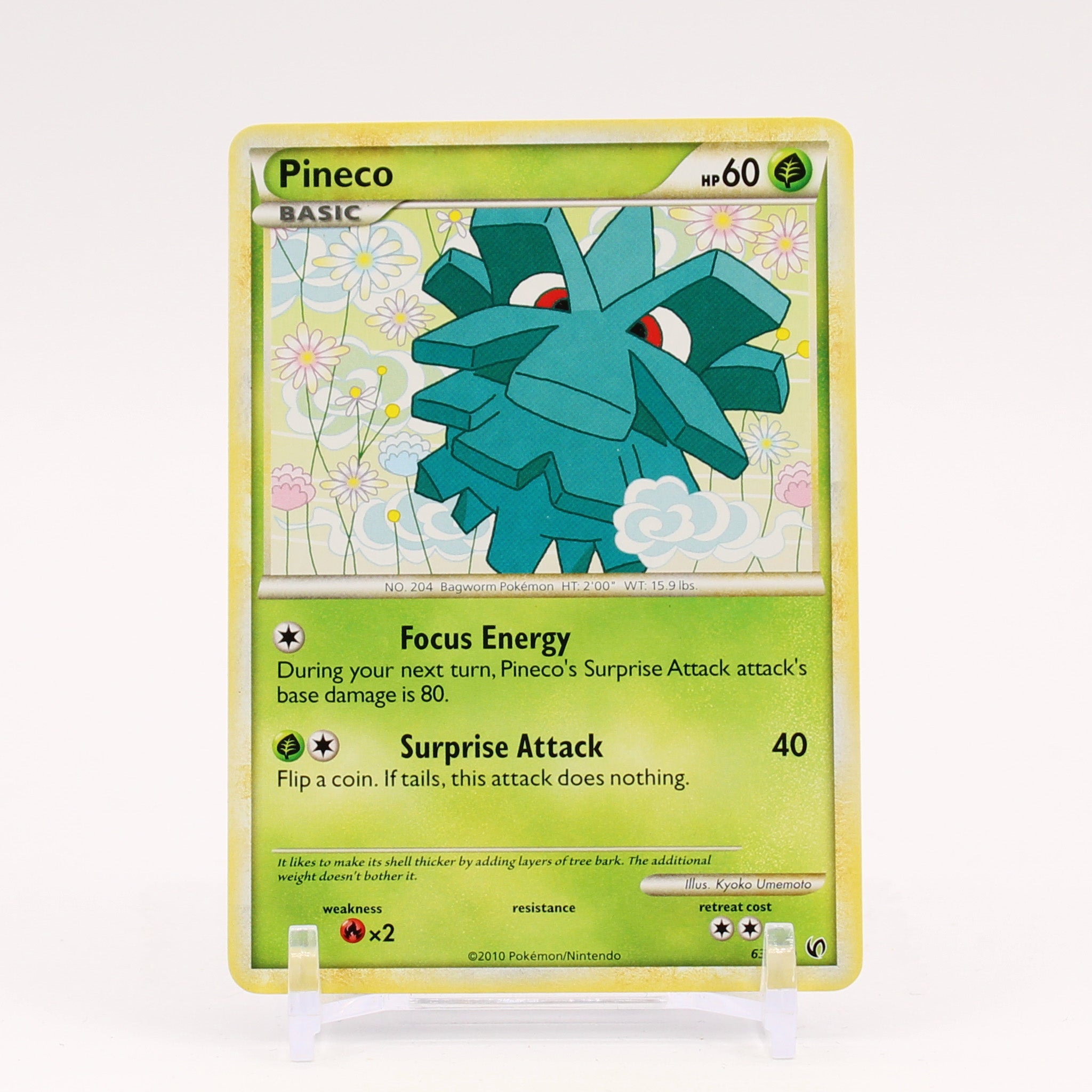 Pineco - 63/90 Undaunted Pokemon - NM