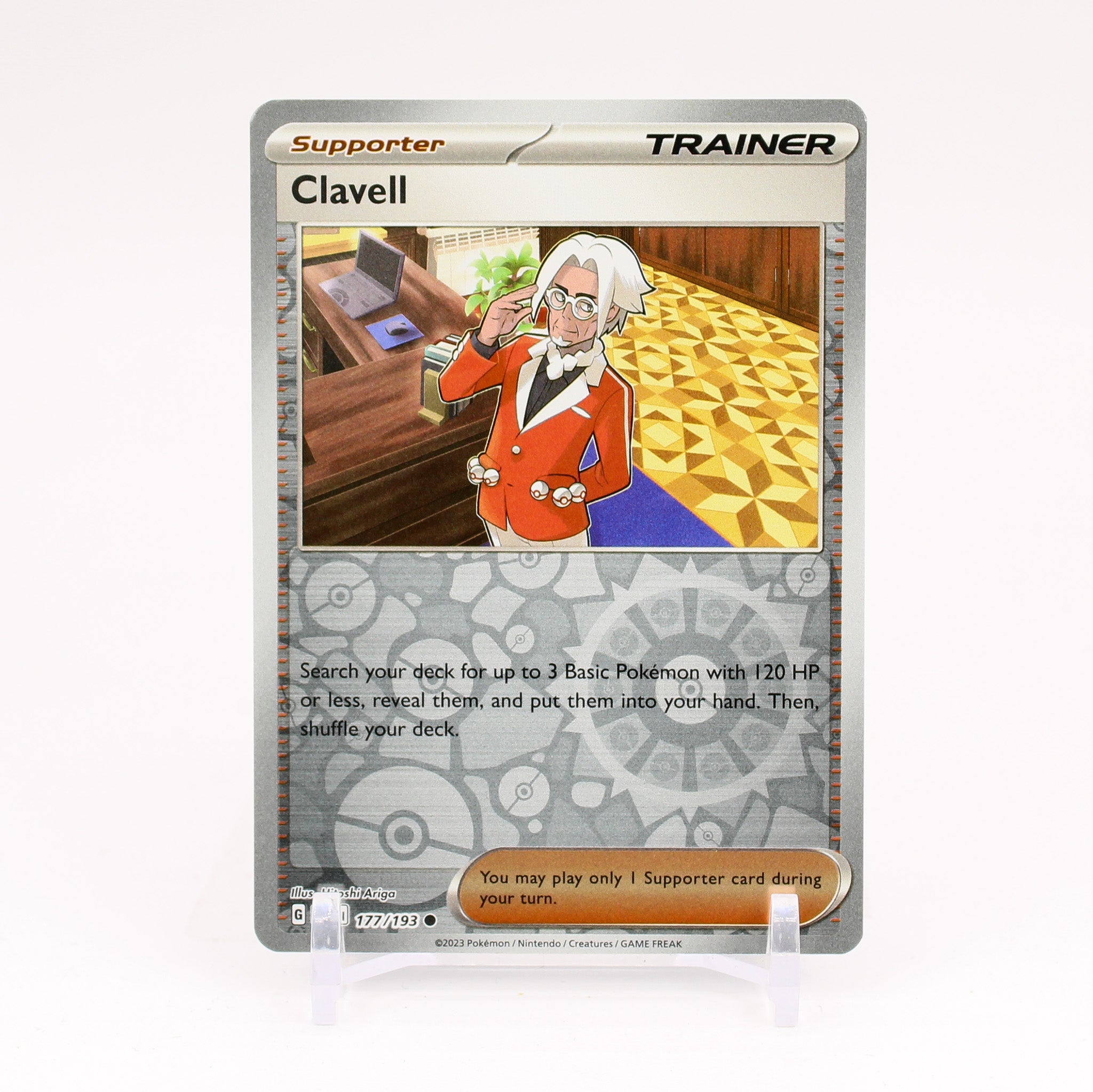 Clavell - 177/193 Paldea Evolved Reverse Holo Common Trainer - NM/MINT