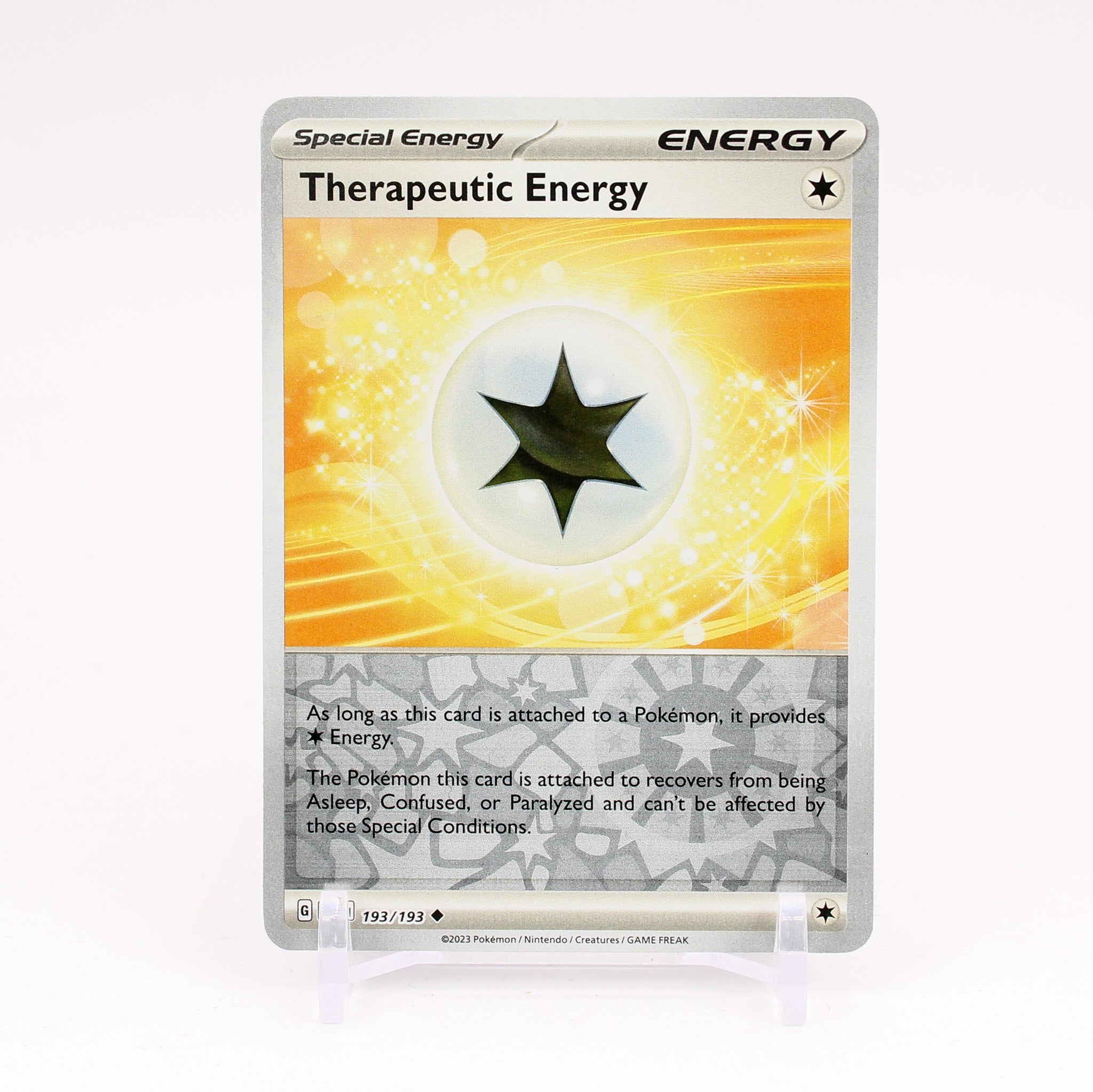 Therapeutic Energy 193/193 Paldea Evolved Reverse Holo Special Energy NM/MINT