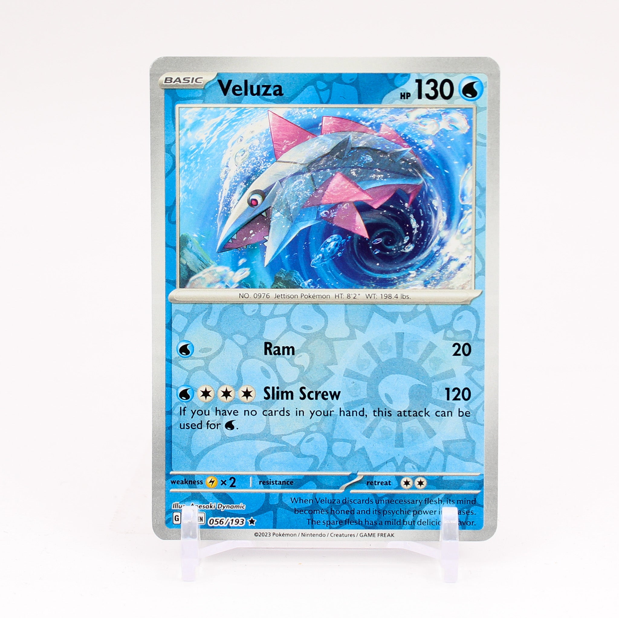 Veluza - 056/193 Paldea Evolved Reverse Holo Rare Pokemon - NM/MINT