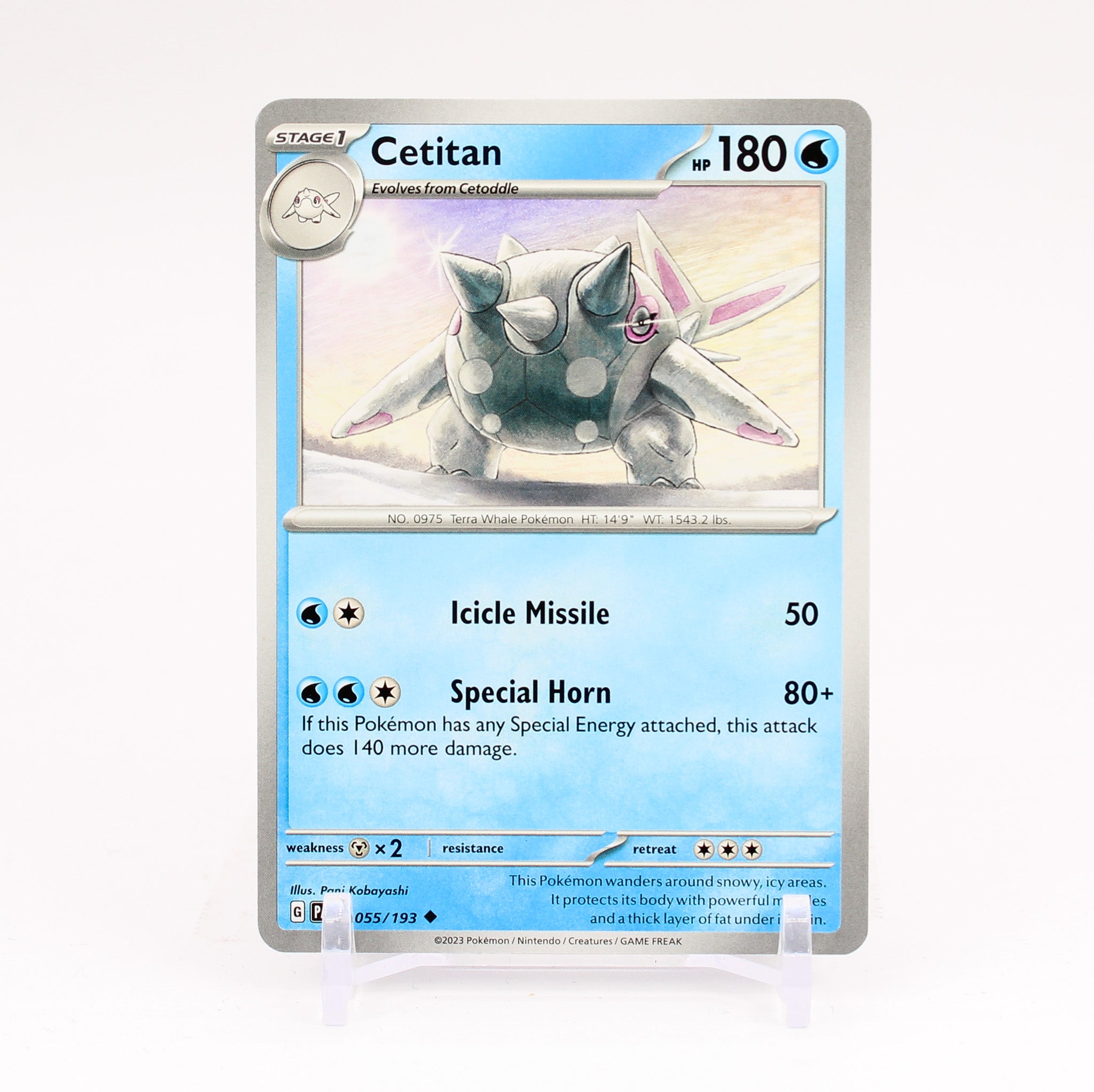 Cetitan - 055/193 Paldea Evolved Uncommon Pokemon - NM/MINT
