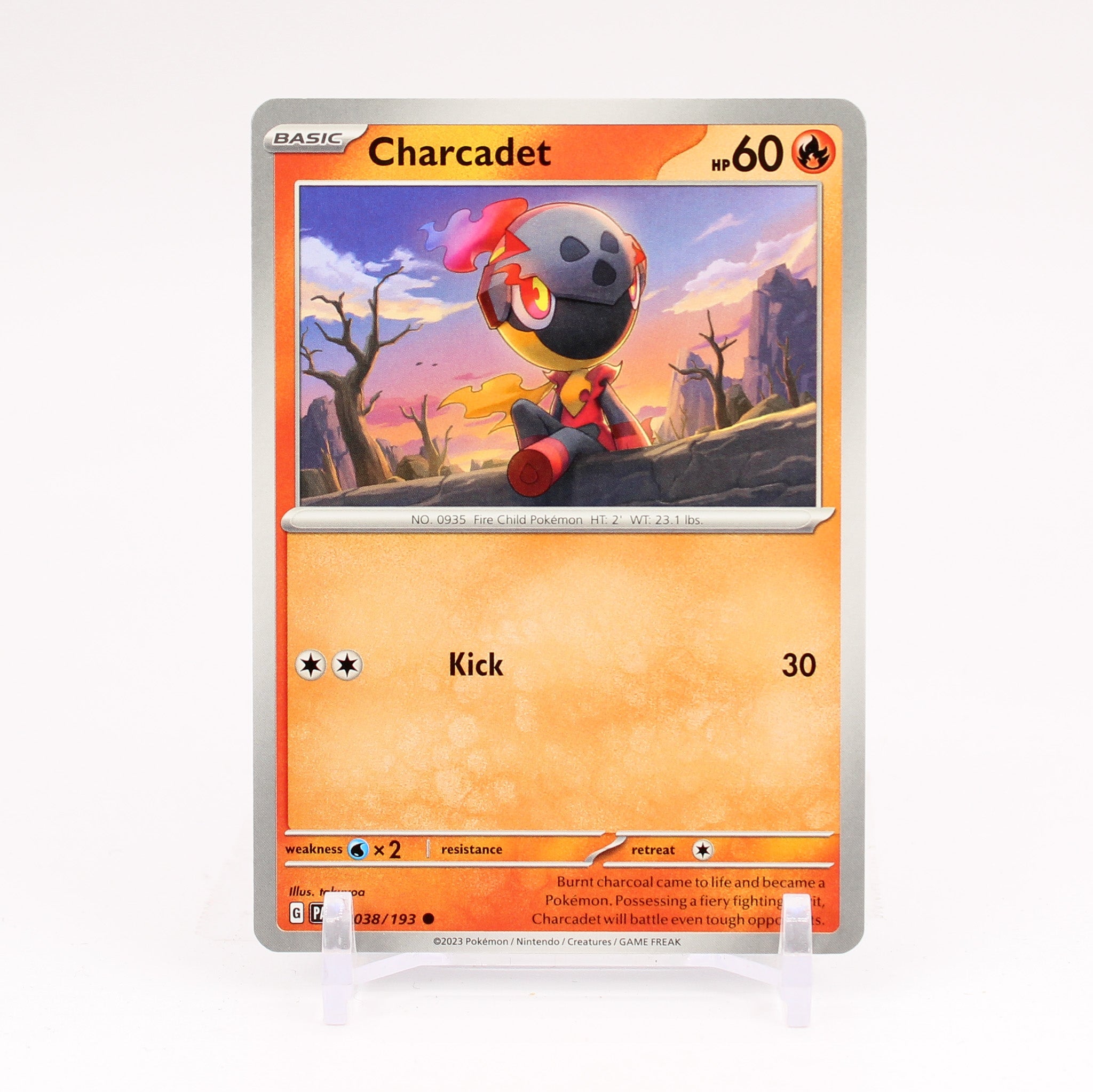 Charcadet - 038/193 Paldea Evolved Common Pokemon - NM/MINT