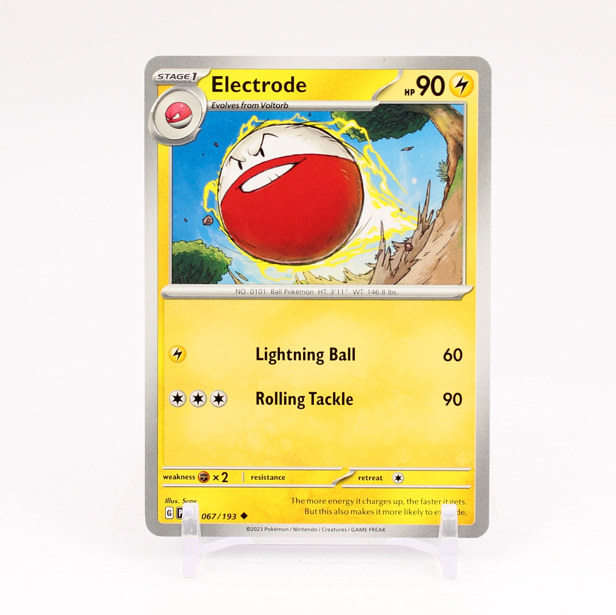 Electrode - 067/193 Paldea Evolved Uncommon Pokemon - NM/MINT