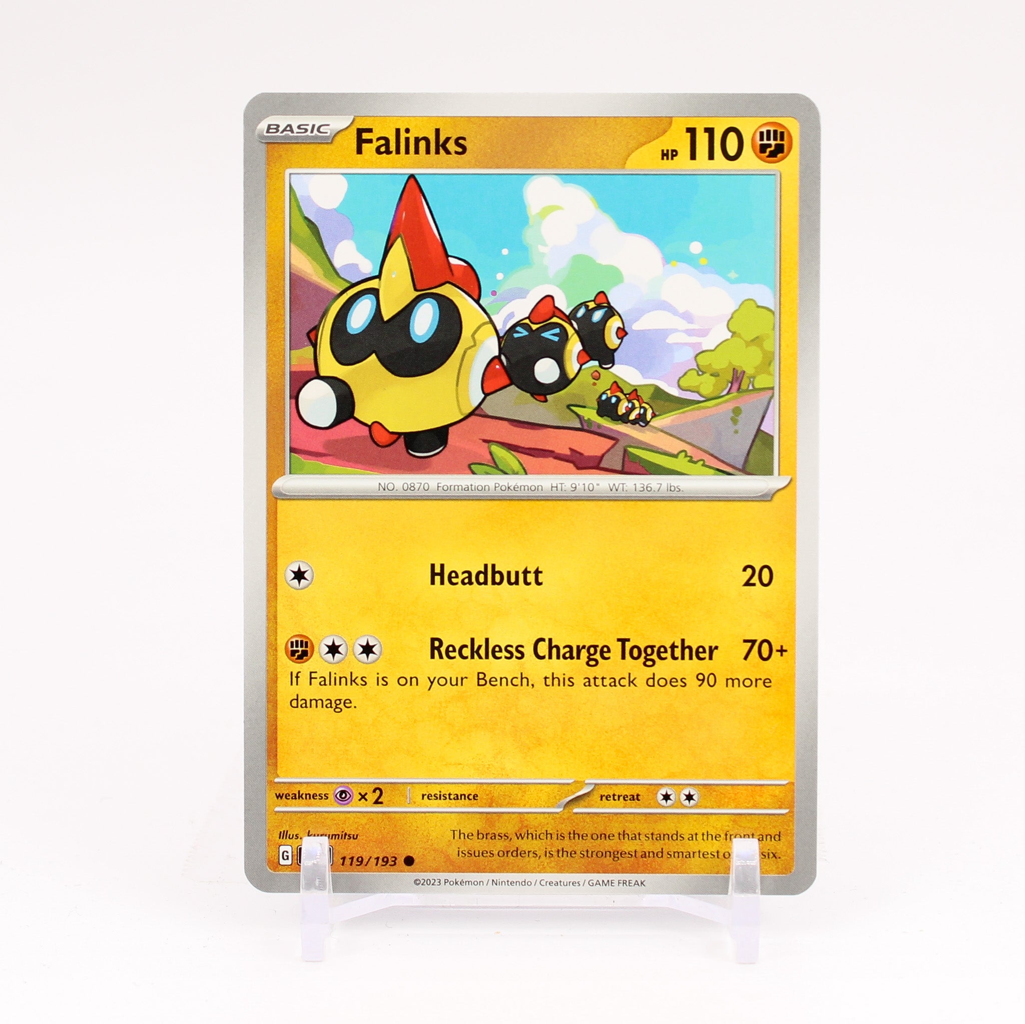Falinks - 119/193 Paldea Evolved Common Pokemon - NM/MINT