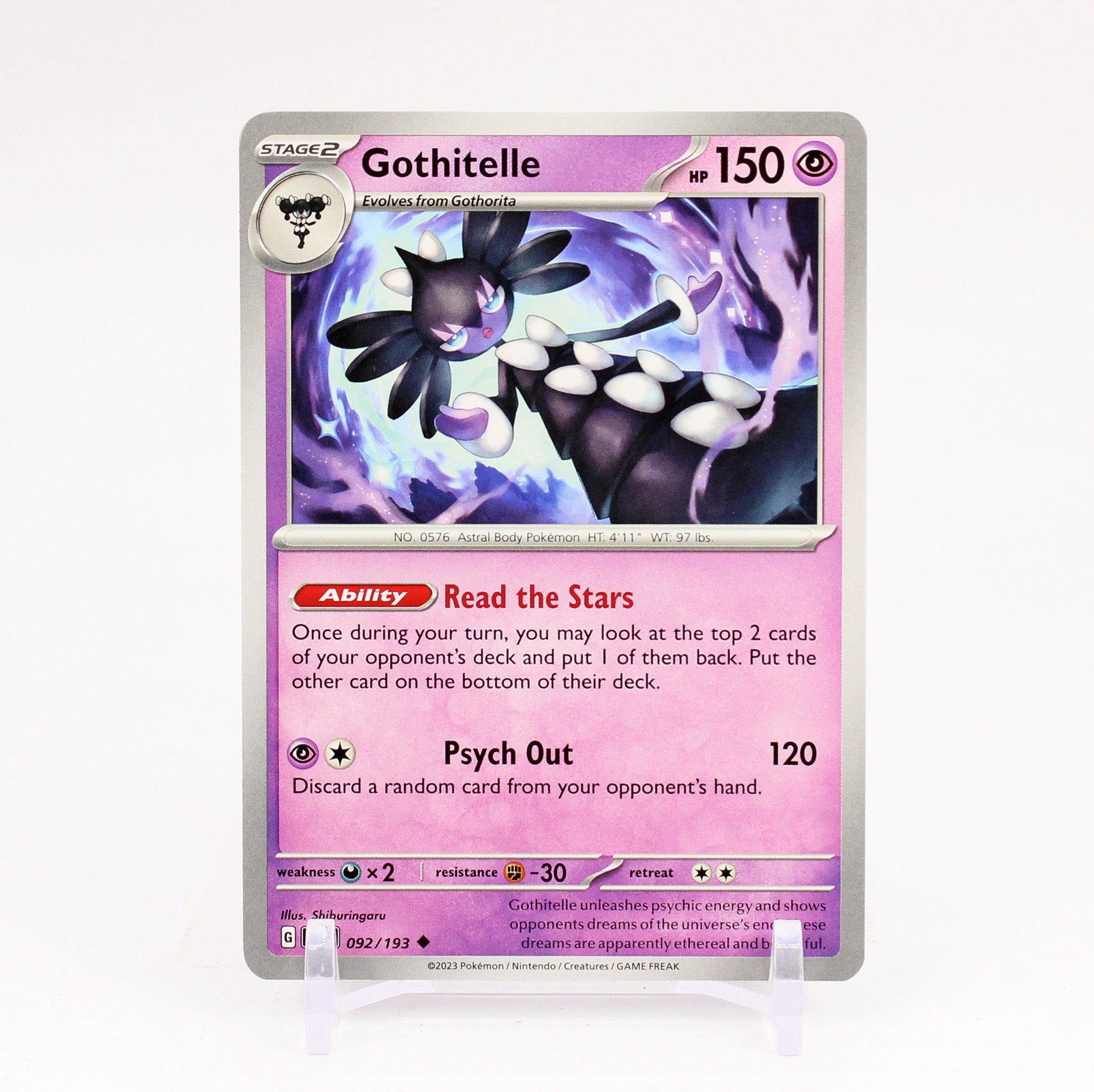Gothitelle - 092/193 Paldea Evolved Uncommon Pokemon - NM/MINT