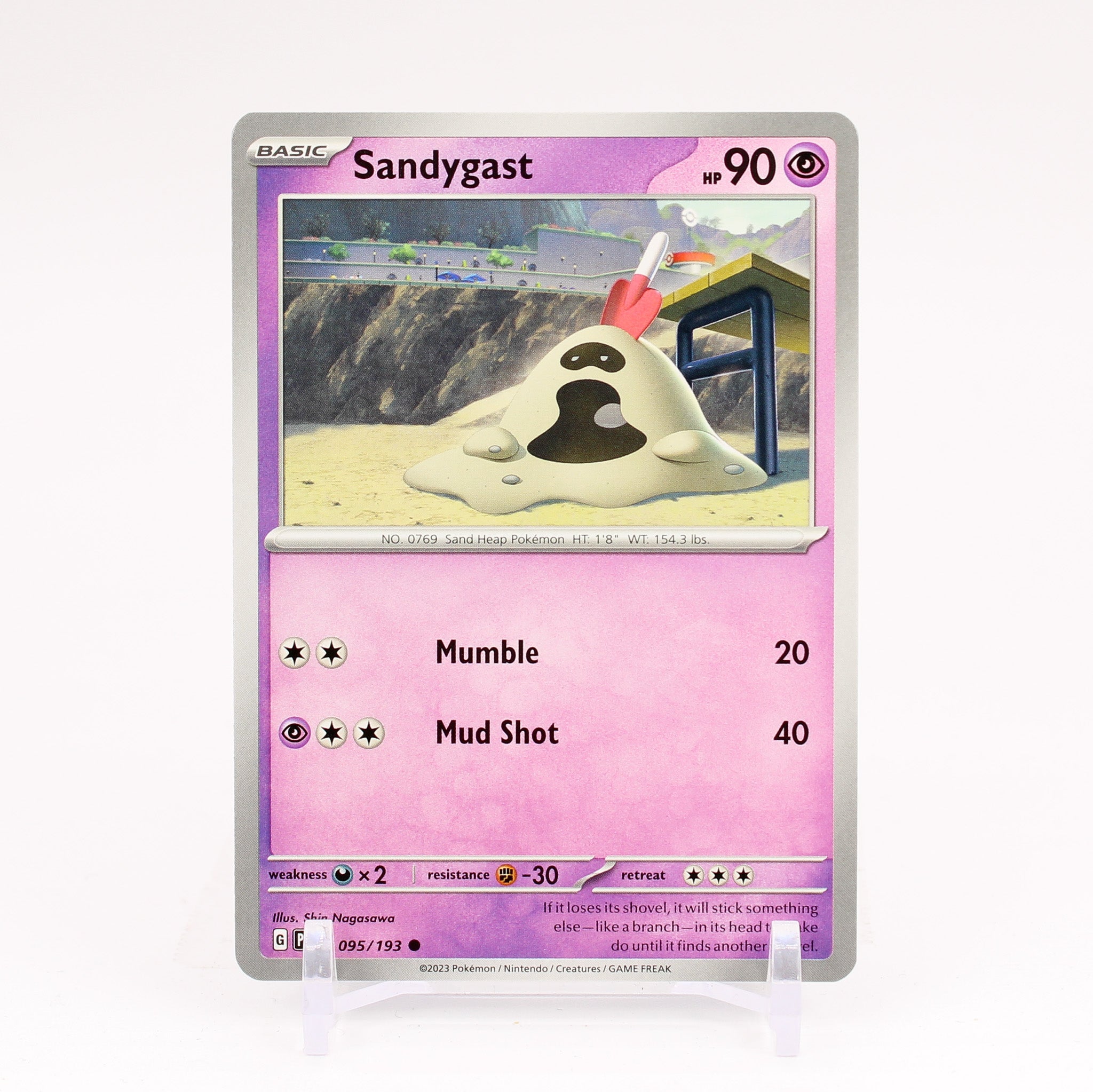 Sandygast - 095/193 Paldea Evolved Common Pokemon - NM/MINT