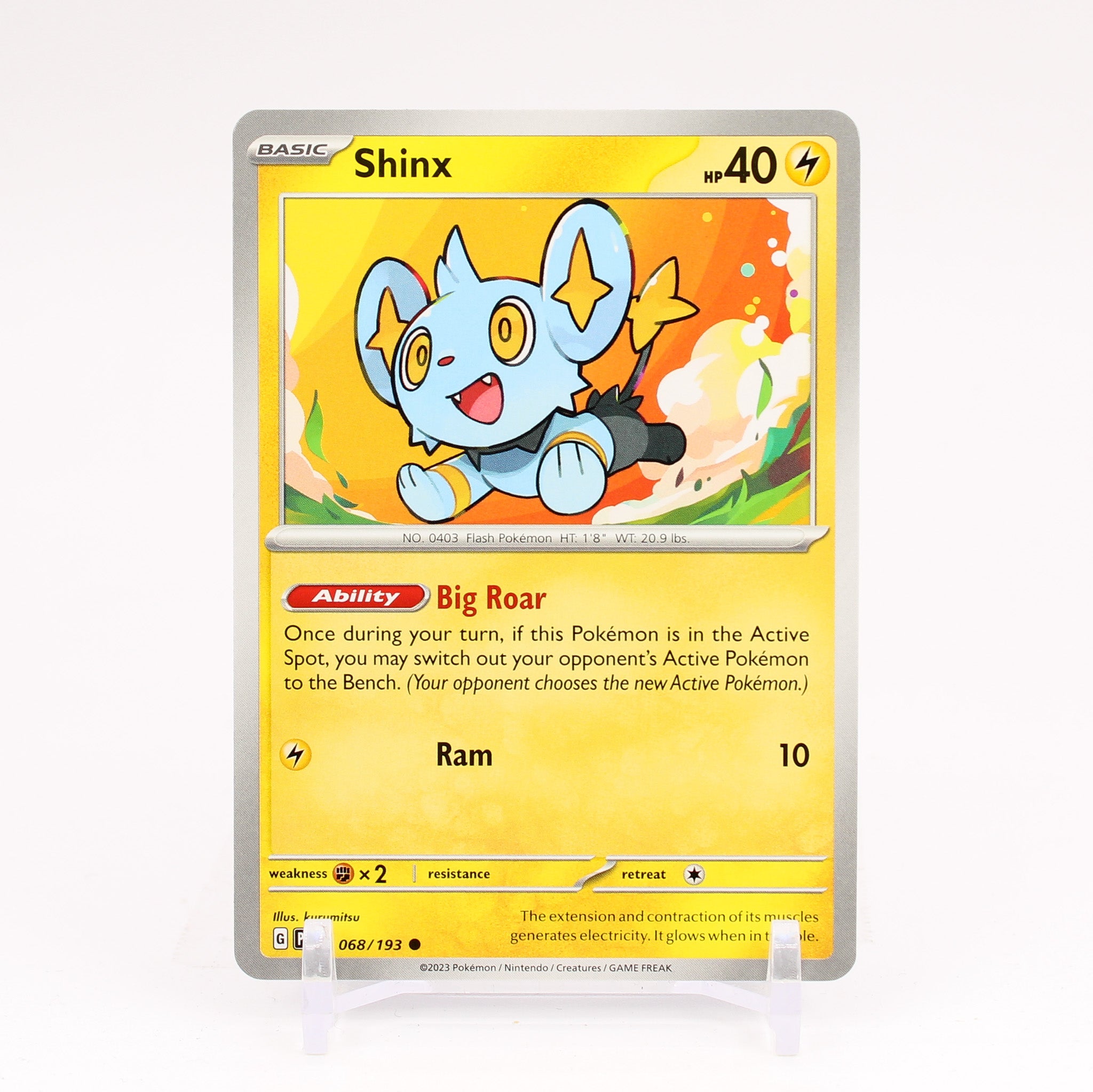 Shinx - 068/193 Paldea Evolved Common Pokemon - NM/MINT