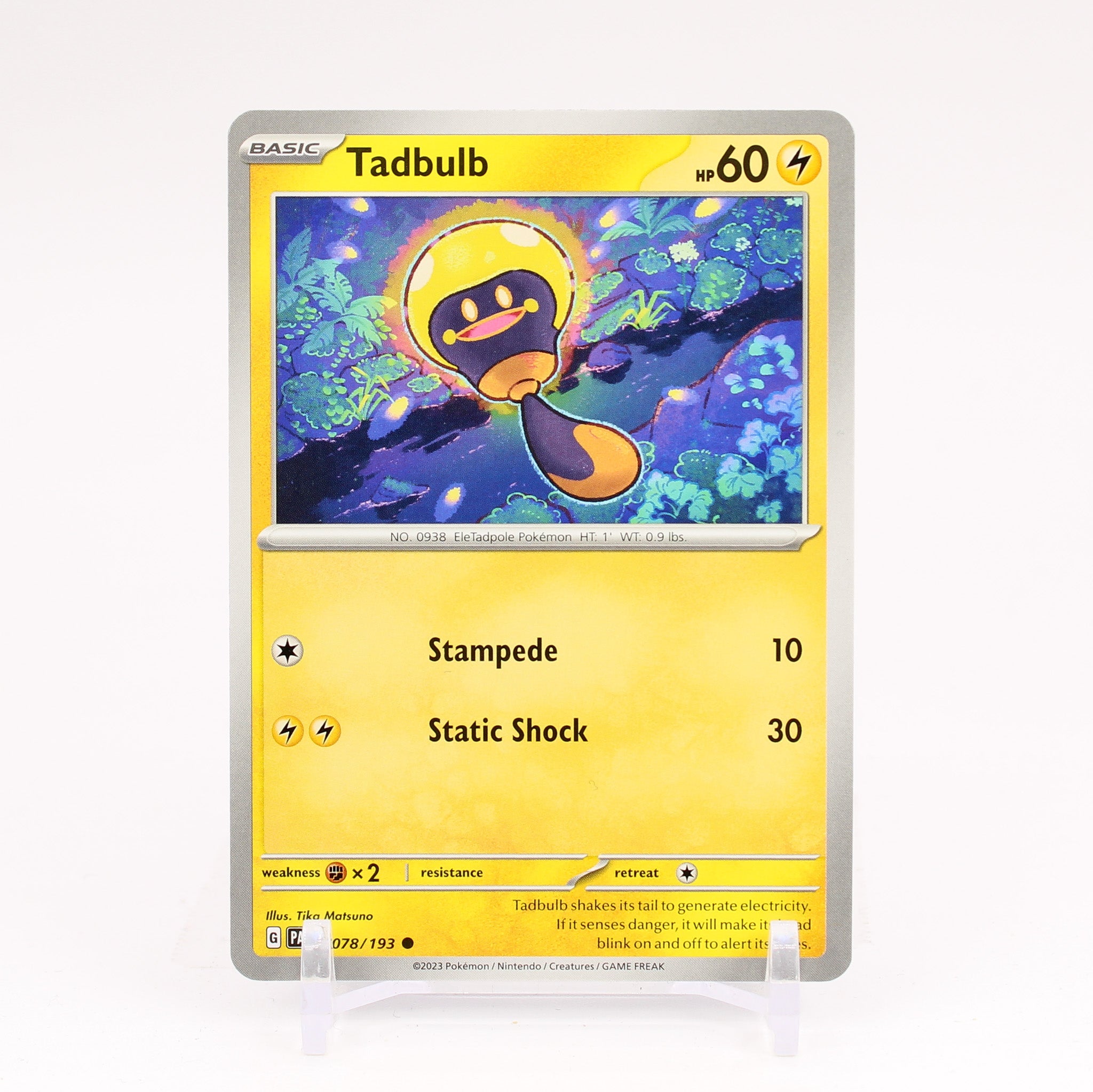 Tadbulb - 078/193 Paldea Evolved Common Pokemon - NM/MINT