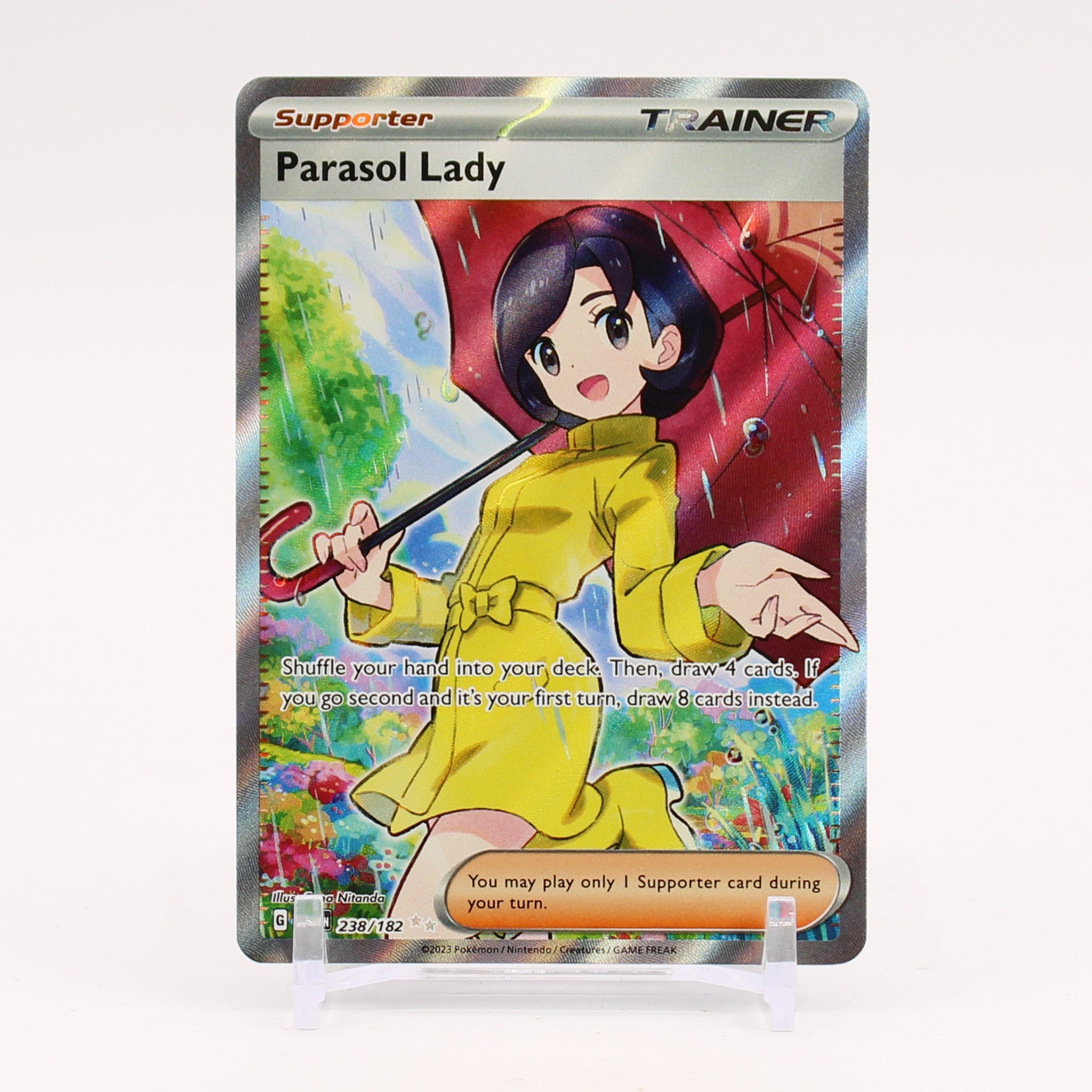 Parasol Lady - 238/182 Paradox Rift Full Art Trainer - NM/MINT