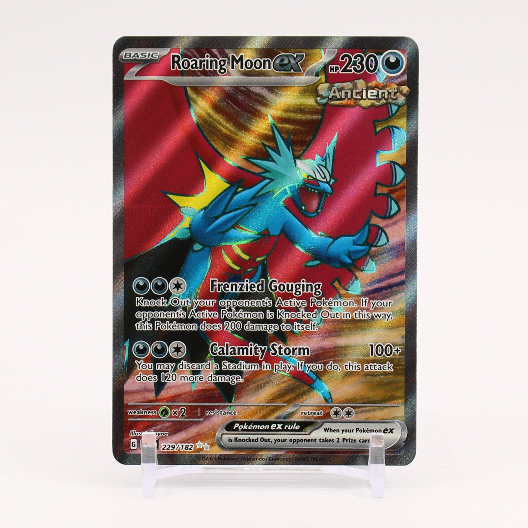 Roaring Moon - 229/182 Paradox Rift Full Art Pokemon - NM/MINT