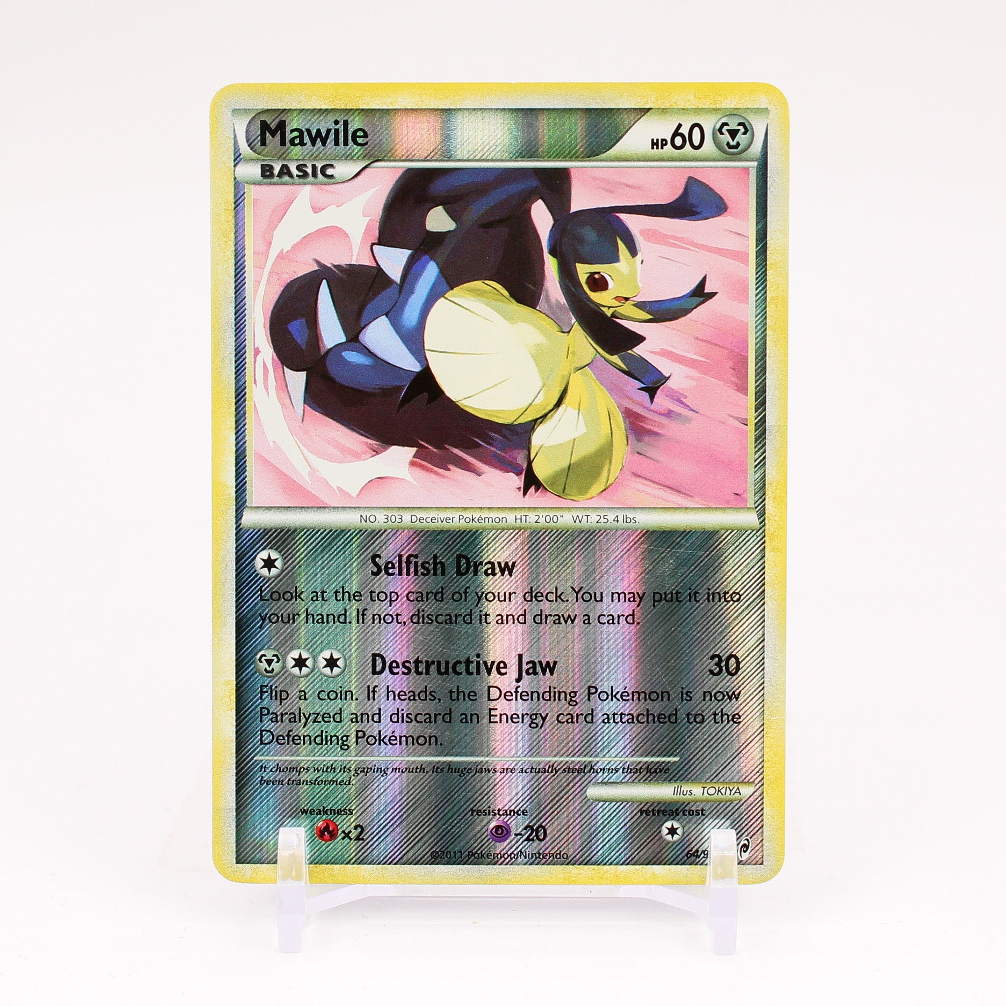 Mawile - 64/95 Call of Legends Reverse Holo Pokemon - NM/LP