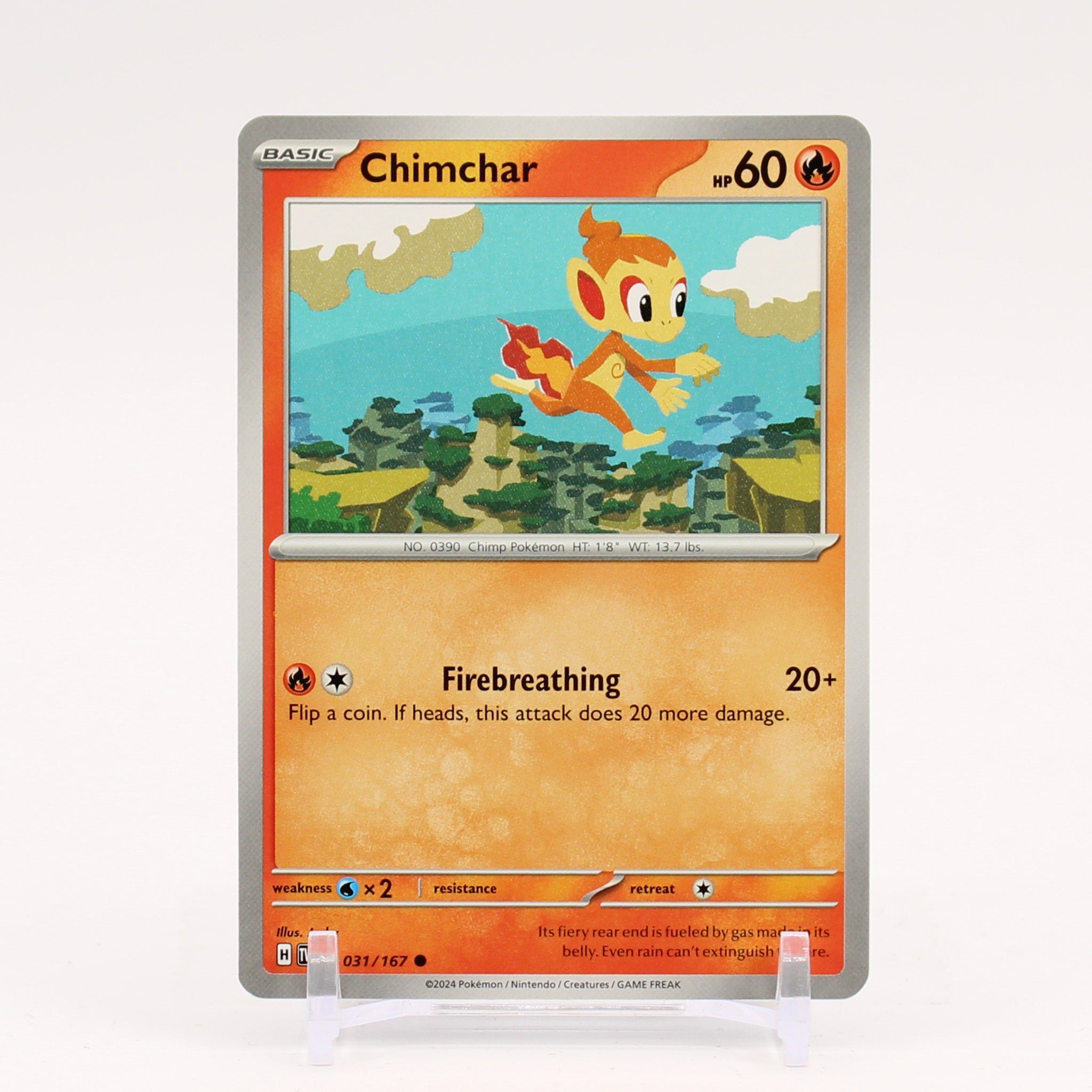 Chimchar - 031/167 Twilight Masquerade Pokemon - NM/MINT