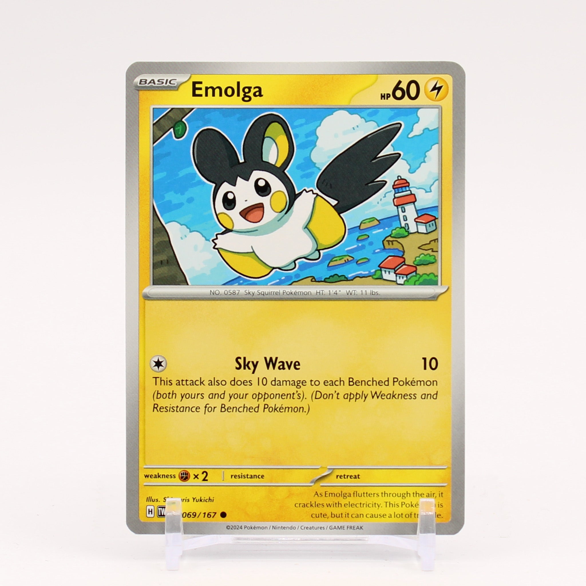 Emolga - 069/167 Twilight Masquerade Pokemon - NM/MINT