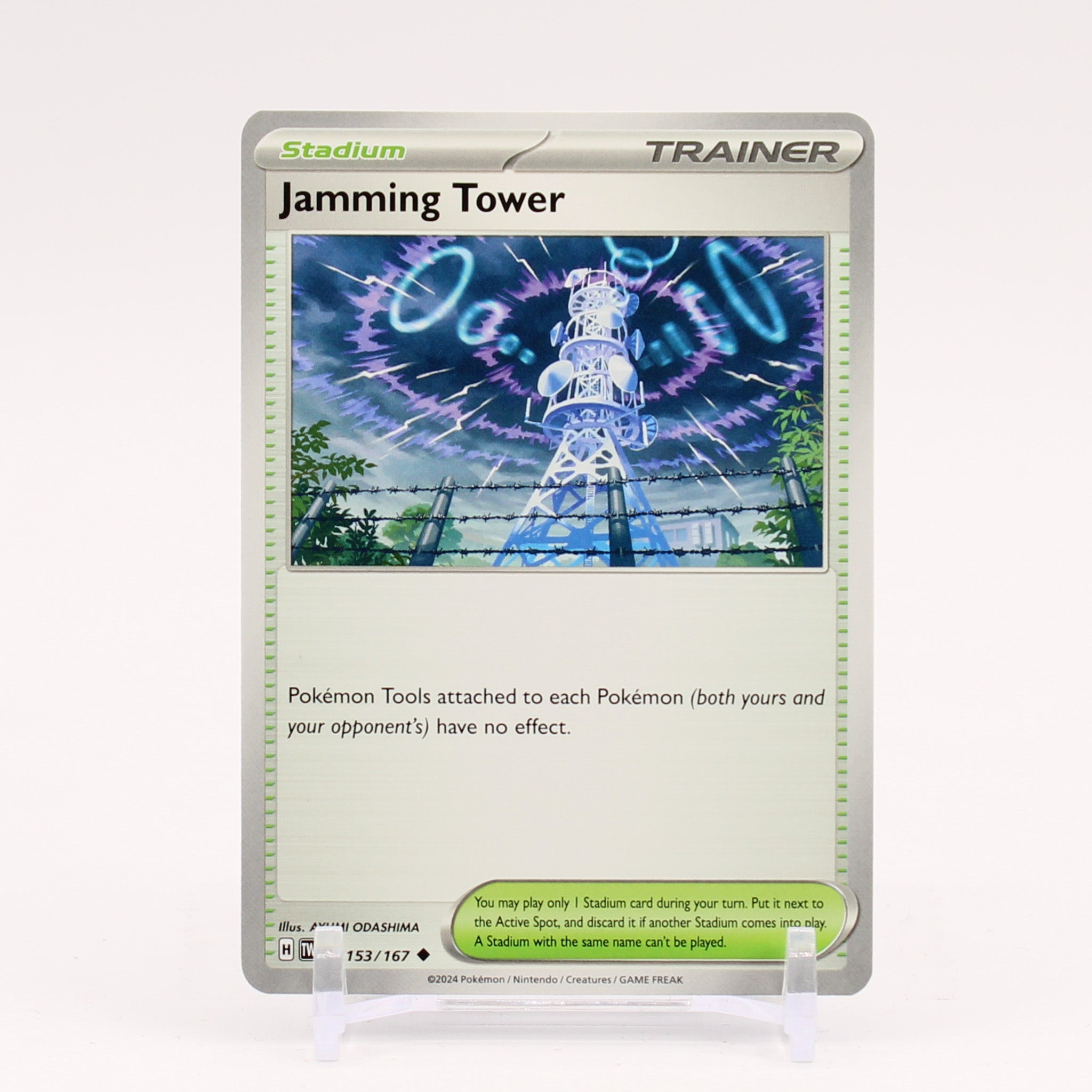 Jamming Tower - 153/167 Twilight Masquerade Trainer - NM/MINT