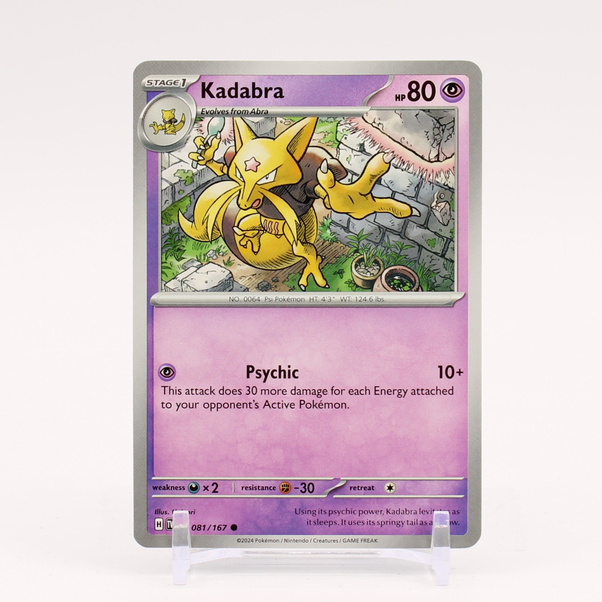 Kadabra - 081/167 Twilight Masquerade Pokemon - NM/MINT