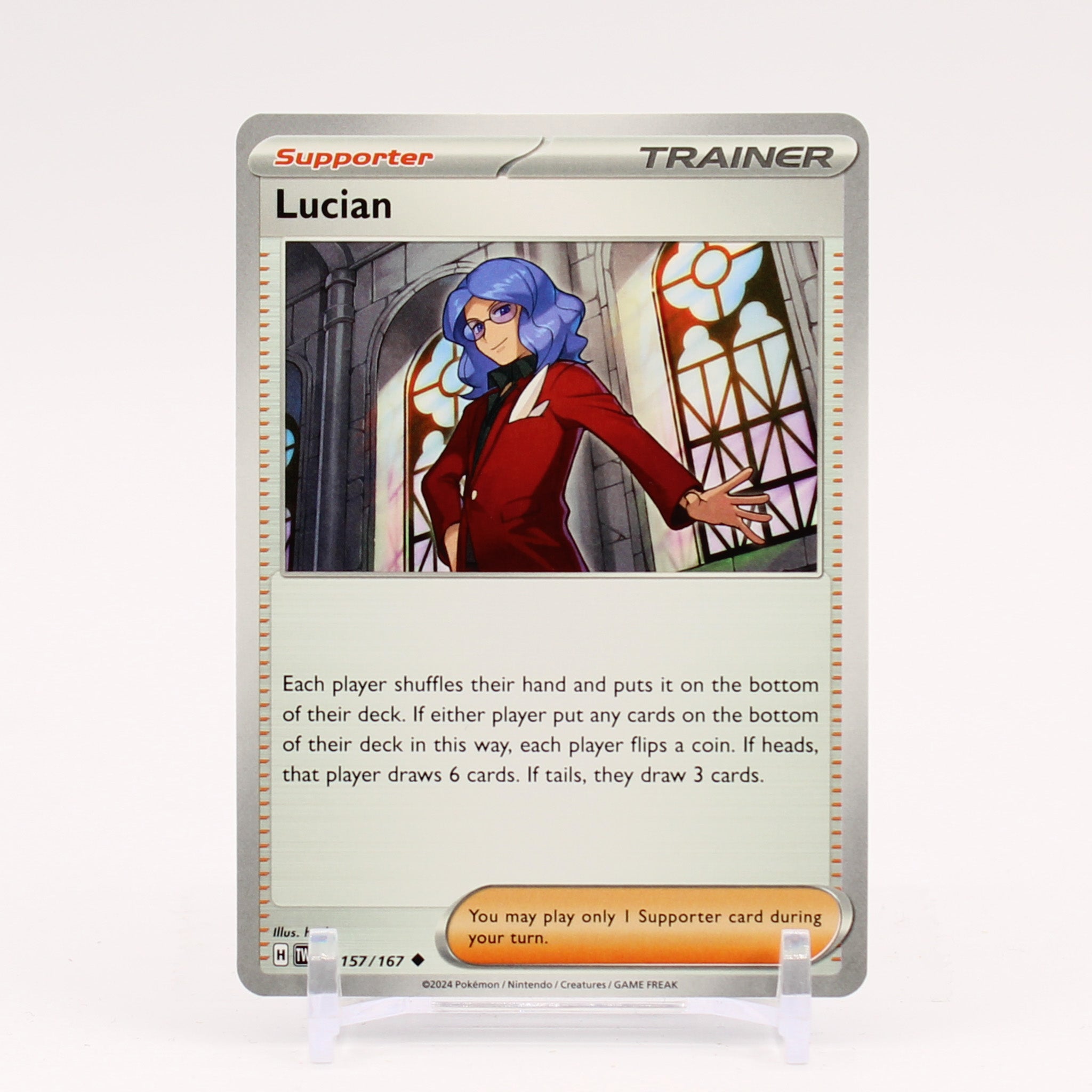 Lucian - 157/167 Twilight Masquerade Pokemon - NM/MINT