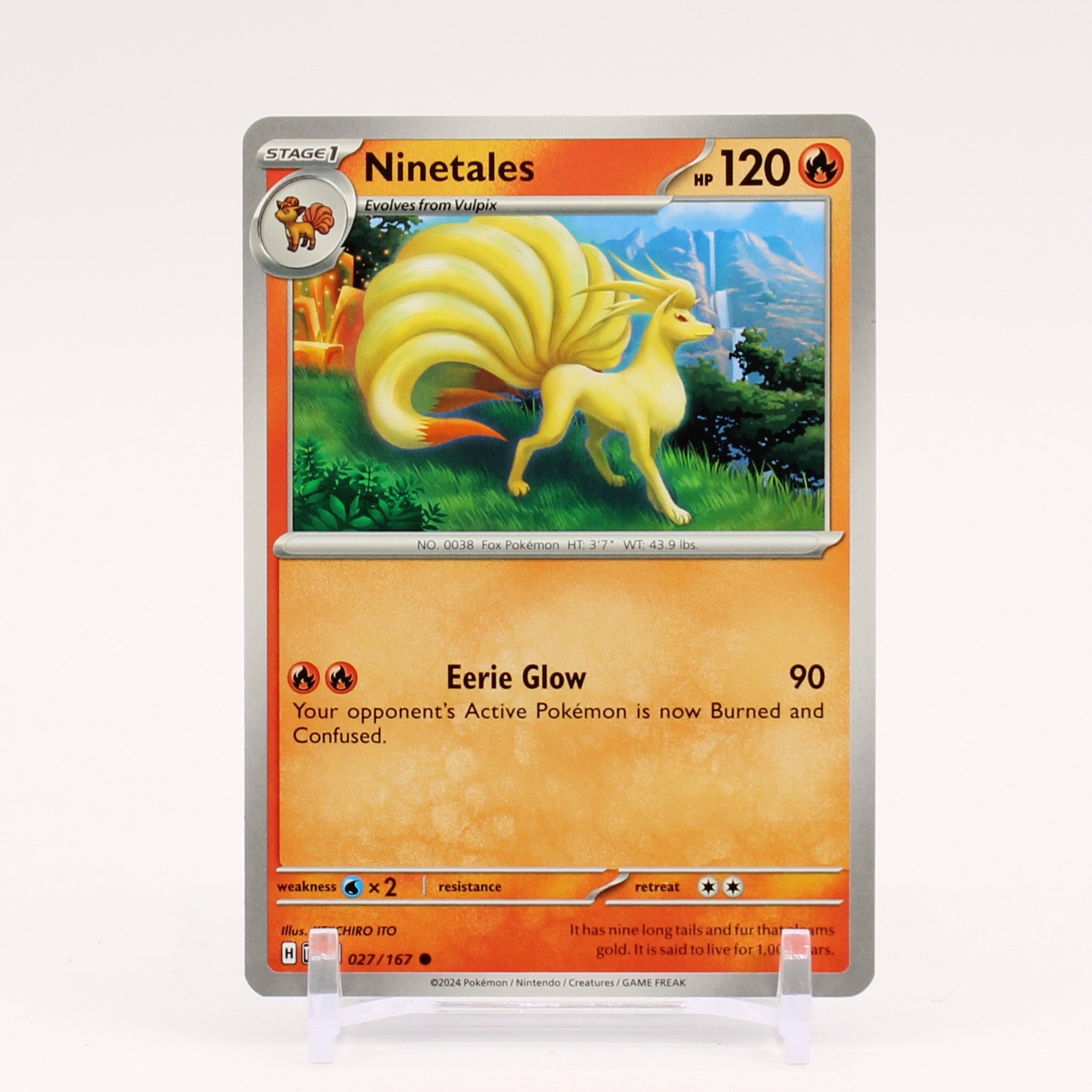 Ninetales - 027/167 Twilight Masquerade Pokemon - NM/MINT