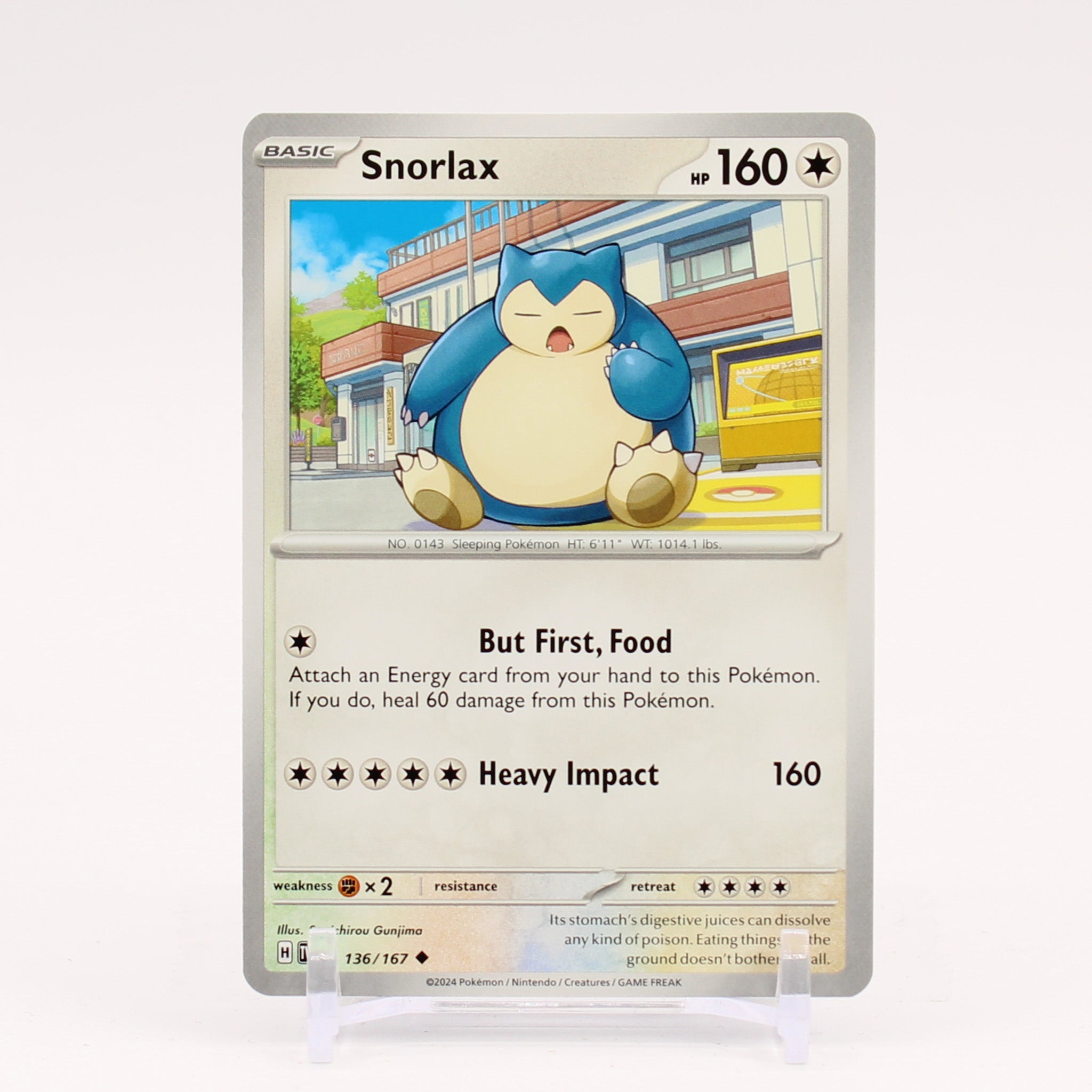 Snorlax - 136/167 Twilight Masquerade Pokemon - NM/MINT