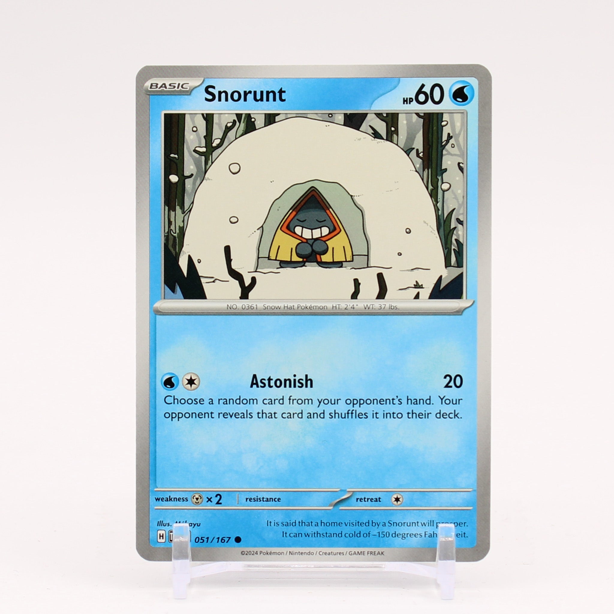 Snorunt - 051/167 Twilight Masquerade Pokemon - NM/MINT