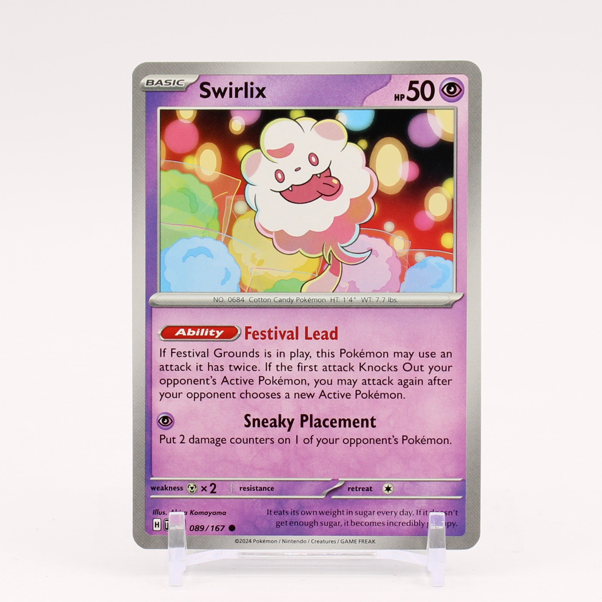 Swirlix - 089/167 Twilight Masquerade Pokemon - NM/MINT