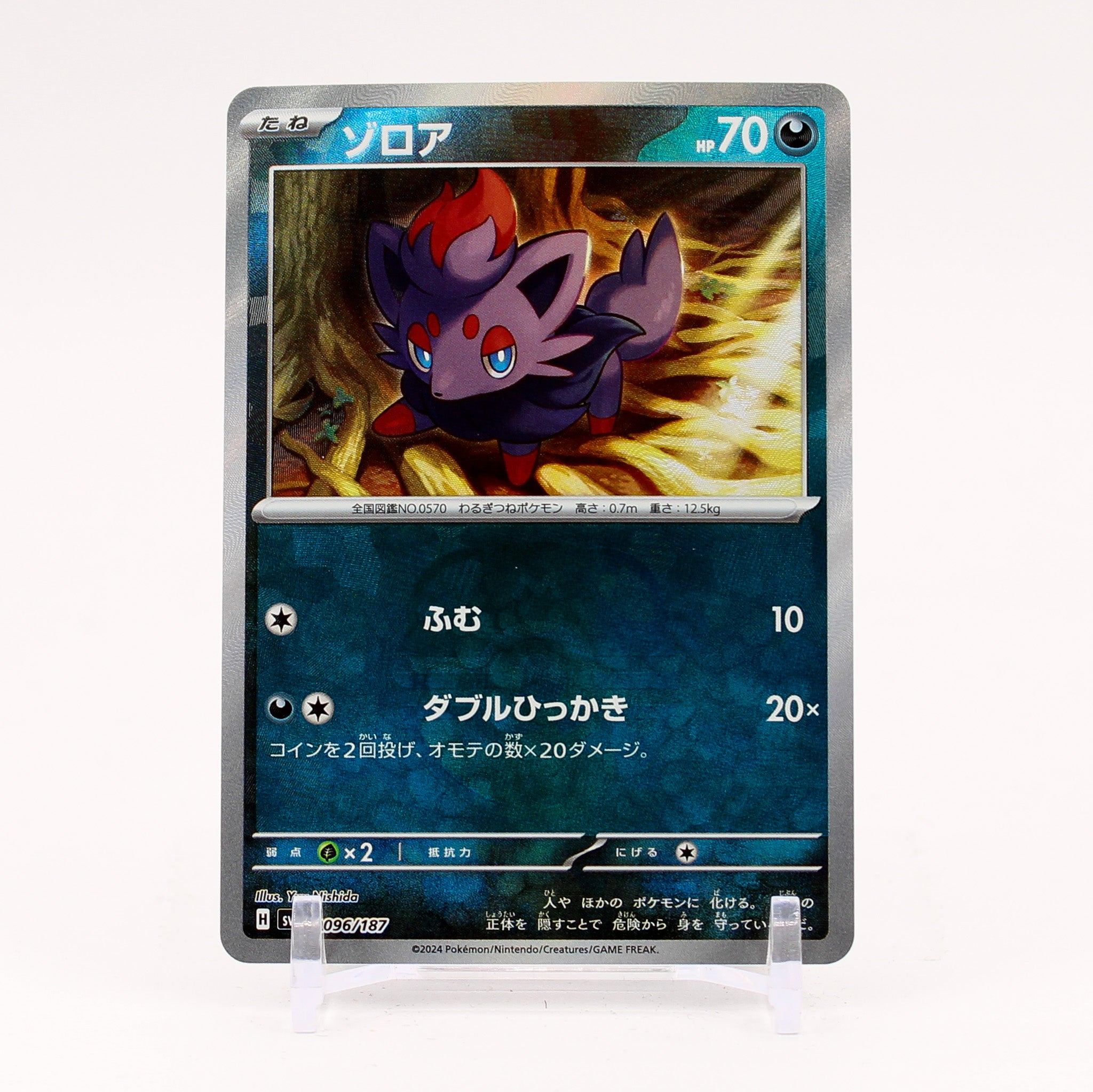 Zorua 096/187 SV8a Terrastal Festival Master Ball Reverse Holo Pokemon NM/MINT