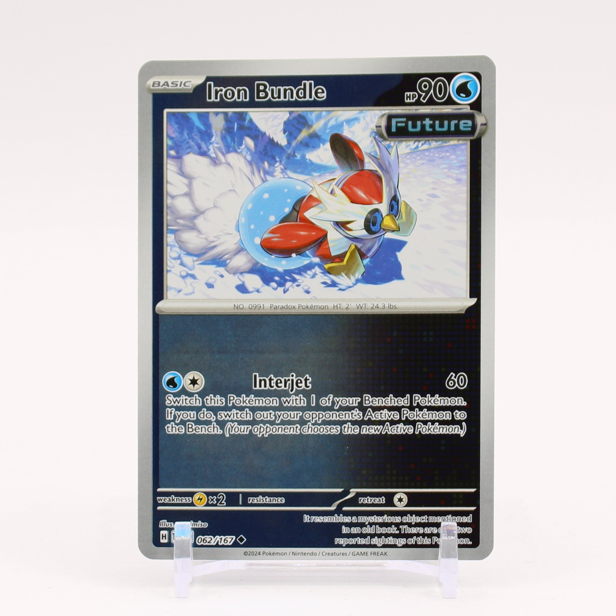 Iron Bundle - 062/167 Twilight Masquerade REVERSE Holo Pokemon - NM/MINT